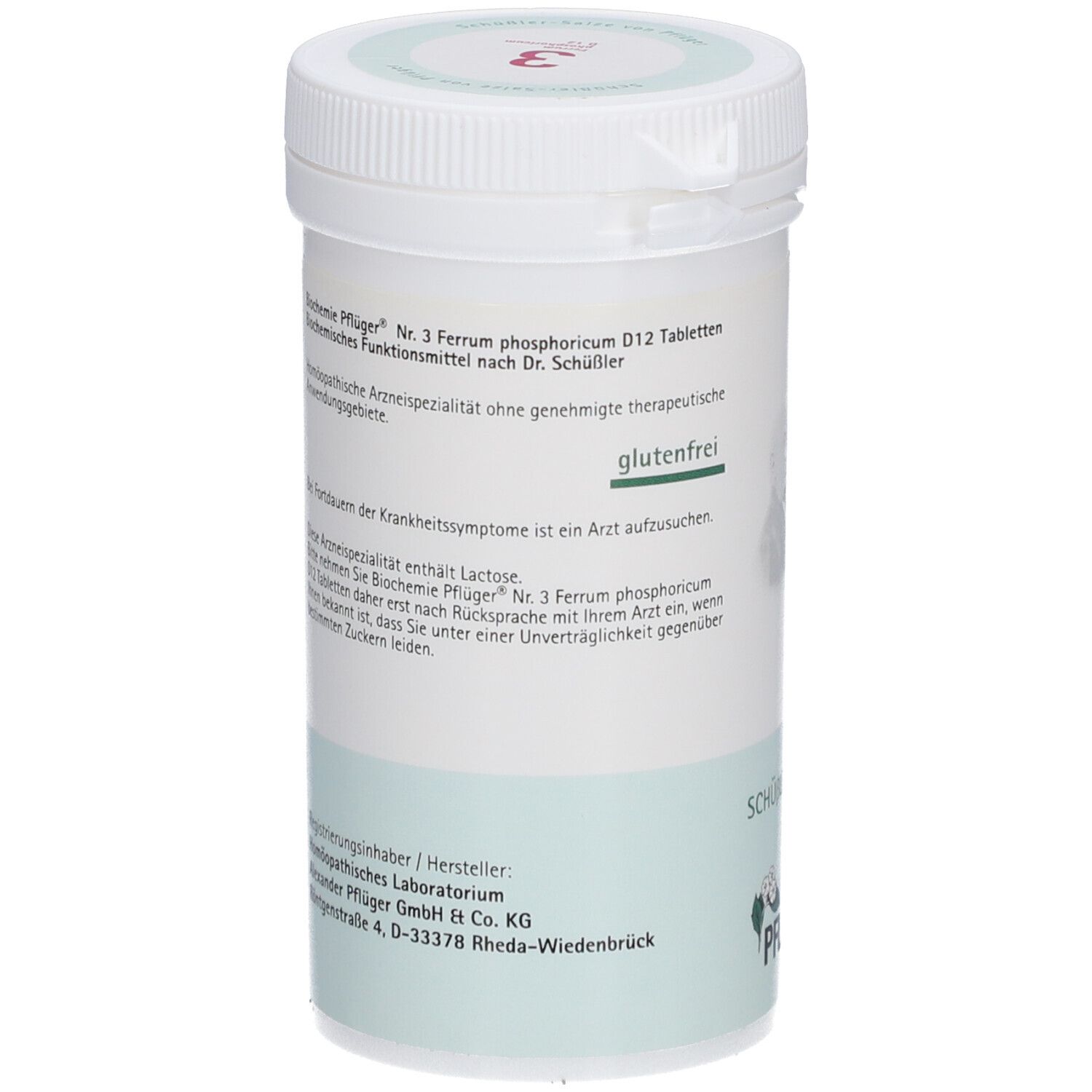 Schüßler-Salze 3 Ferrum phosphoricum D12 Tabletten