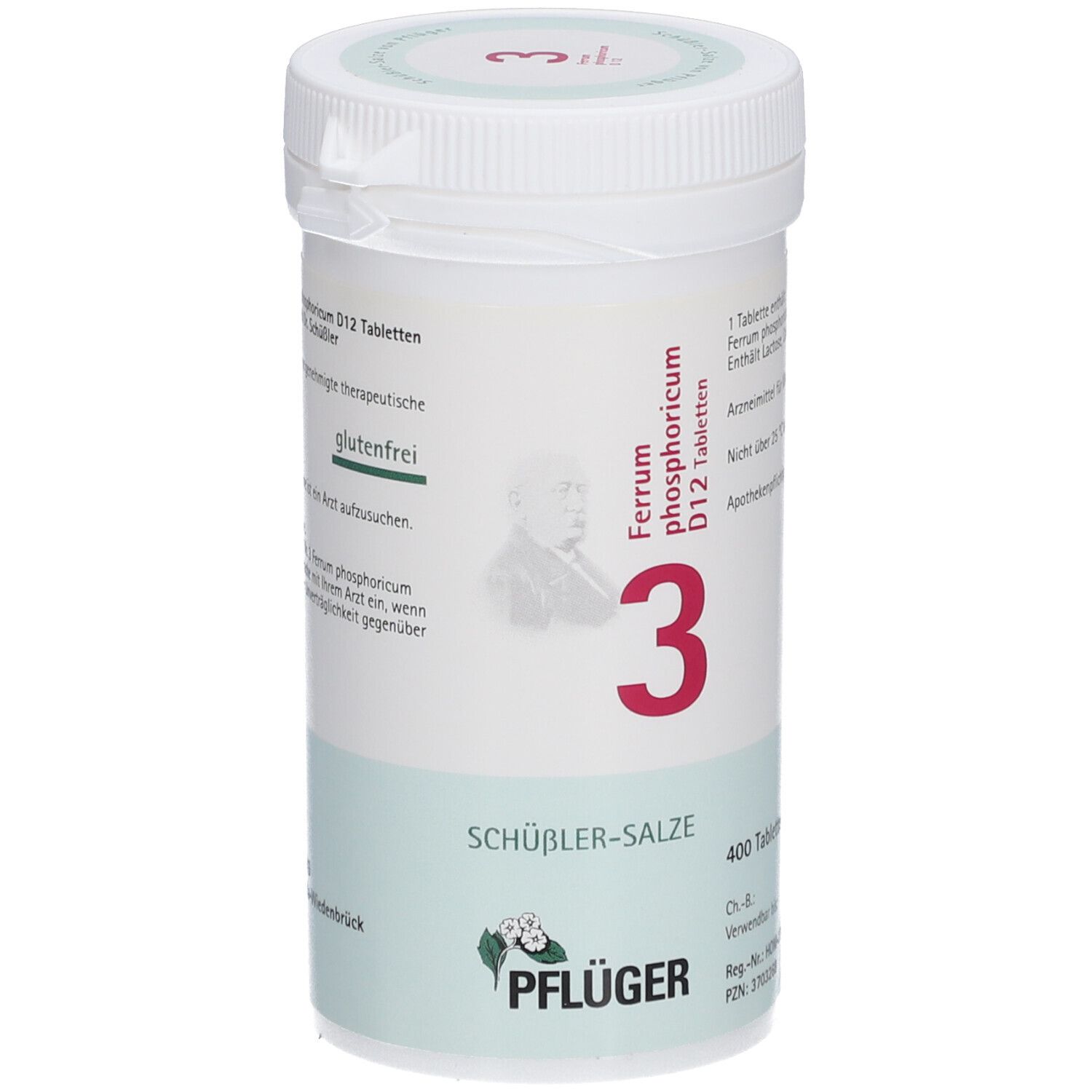 Schüßler-Salze 3 Ferrum phosphoricum D12 Tabletten