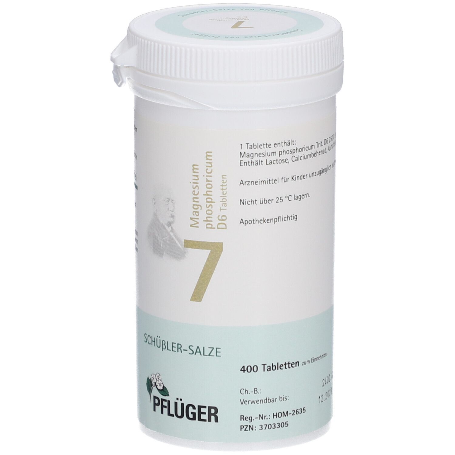 Schüßler-Salze 7 Magnesium phosphoricum D6 Tabletten