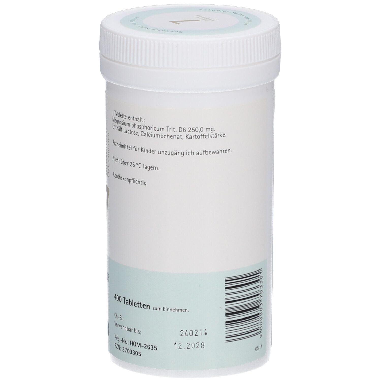 Schüßler-Salze 7 Magnesium phosphoricum D6 Tabletten