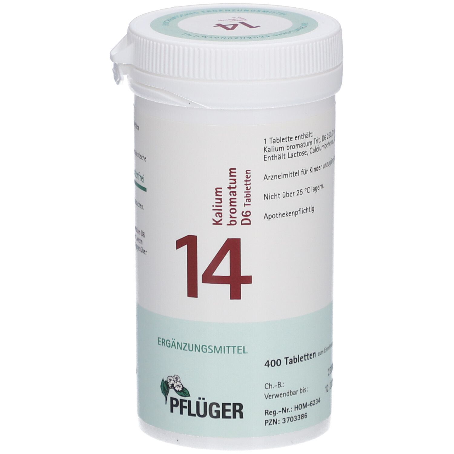 Schüßler-Salze 14 Kalium bromatum D6 Tabletten