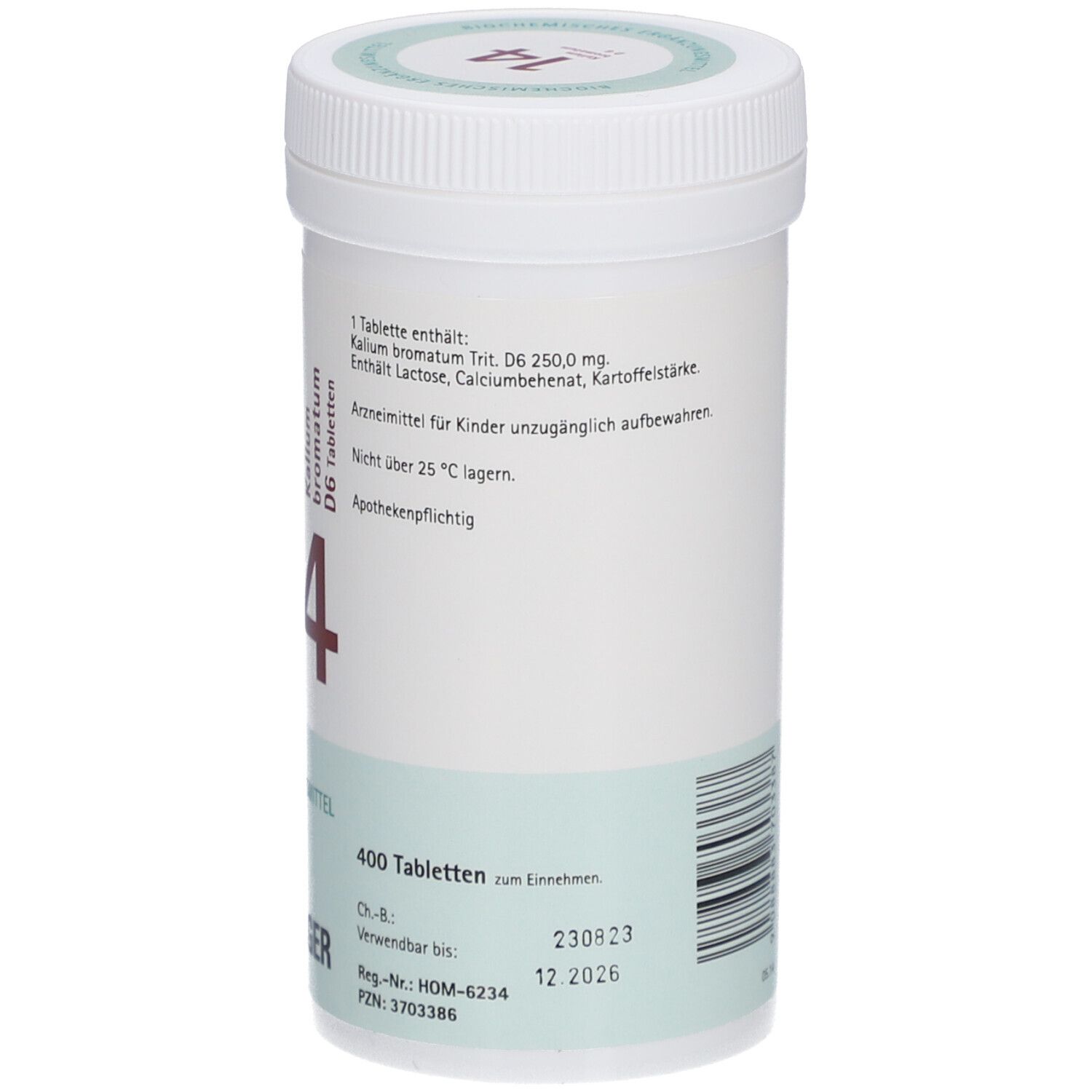 Schüßler-Salze 14 Kalium bromatum D6 Tabletten