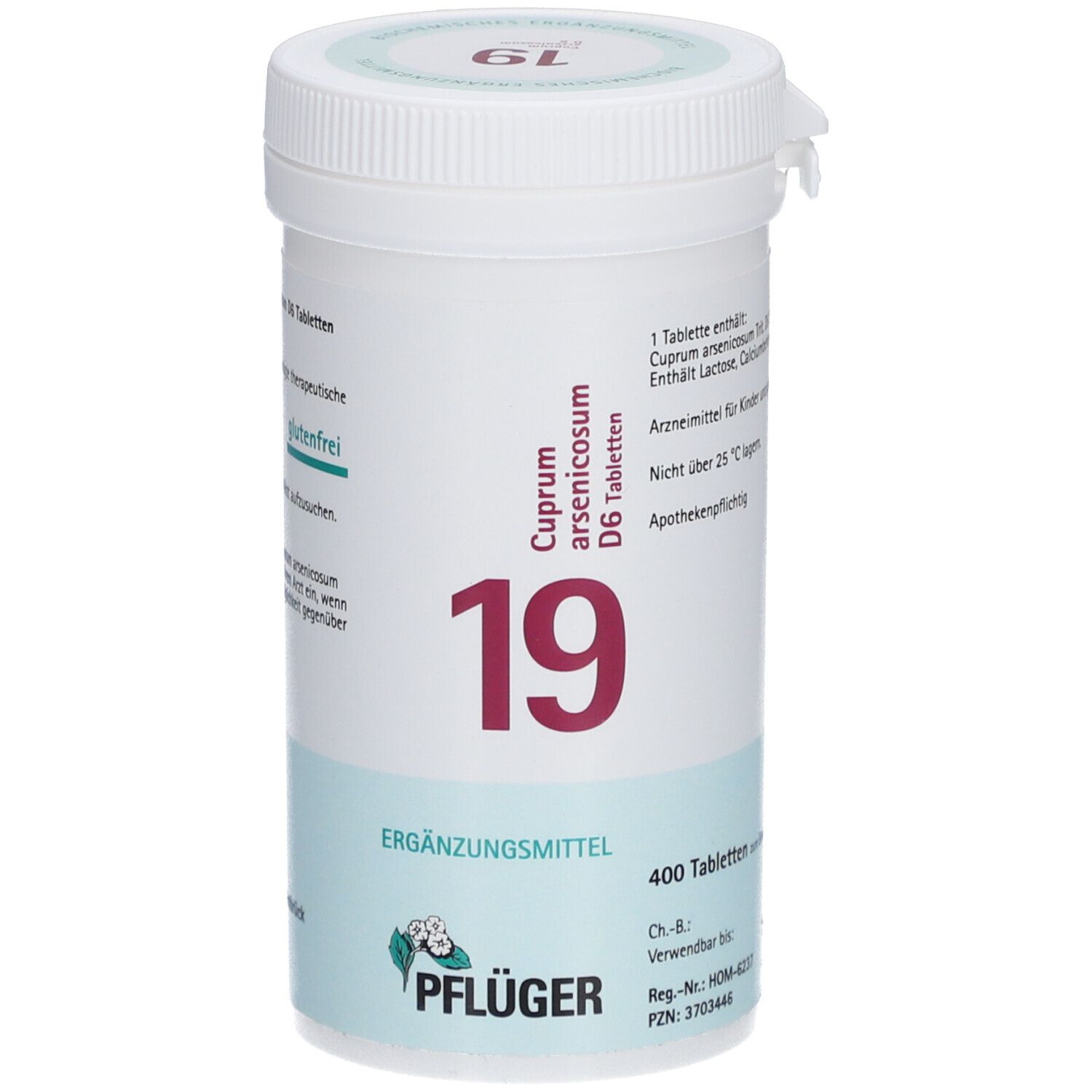 Schüßler-Salze 19 Cuprum arsenicosum D6 Tabletten