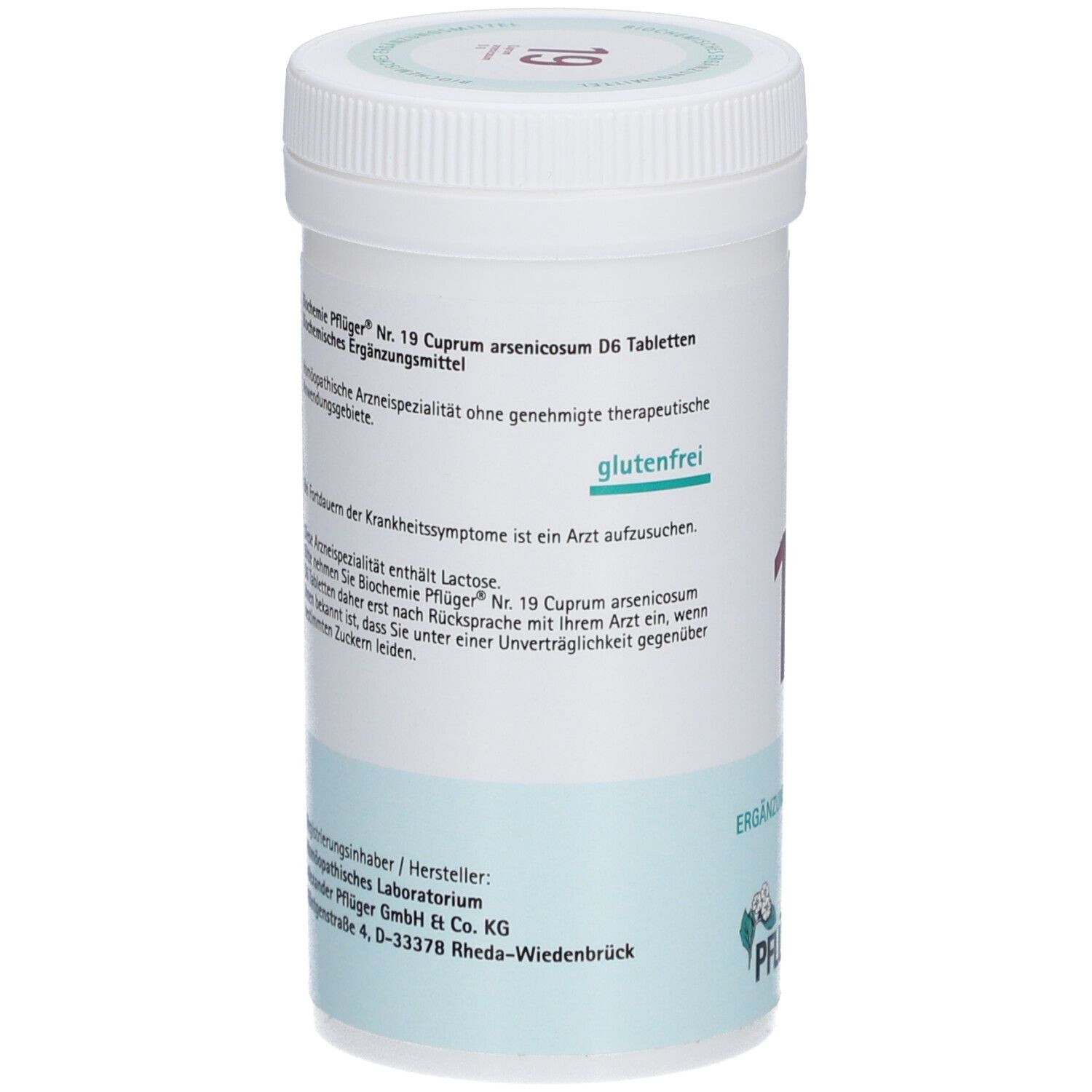 Schüßler-Salze 19 Cuprum arsenicosum D6 Tabletten