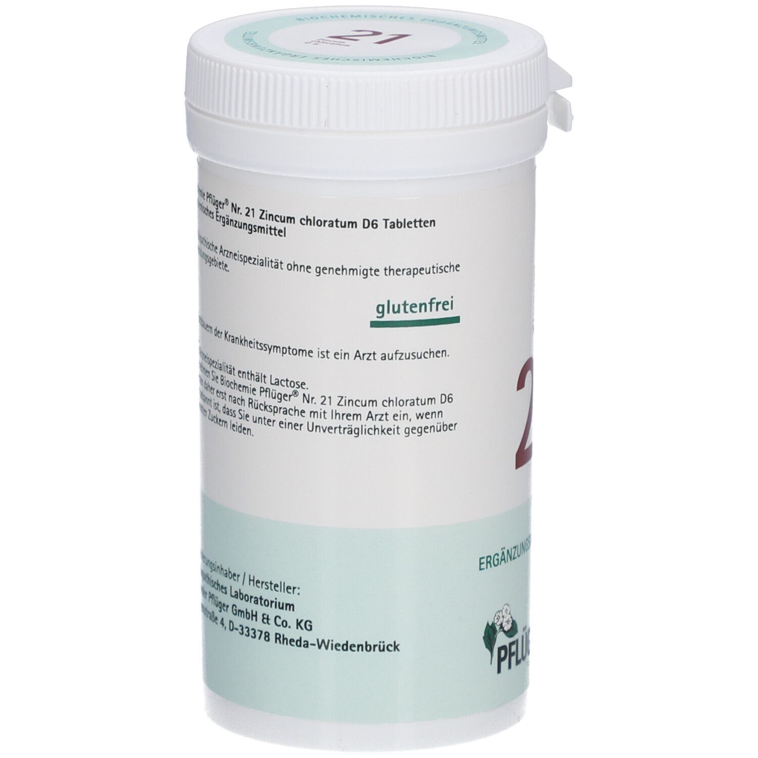 Schüßler-Salze 21 Zincum chloratum D6 Tabletten