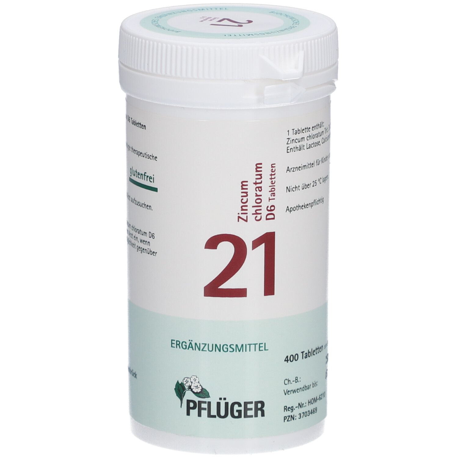 Schüßler-Salze 21 Zincum chloratum D6 Tabletten