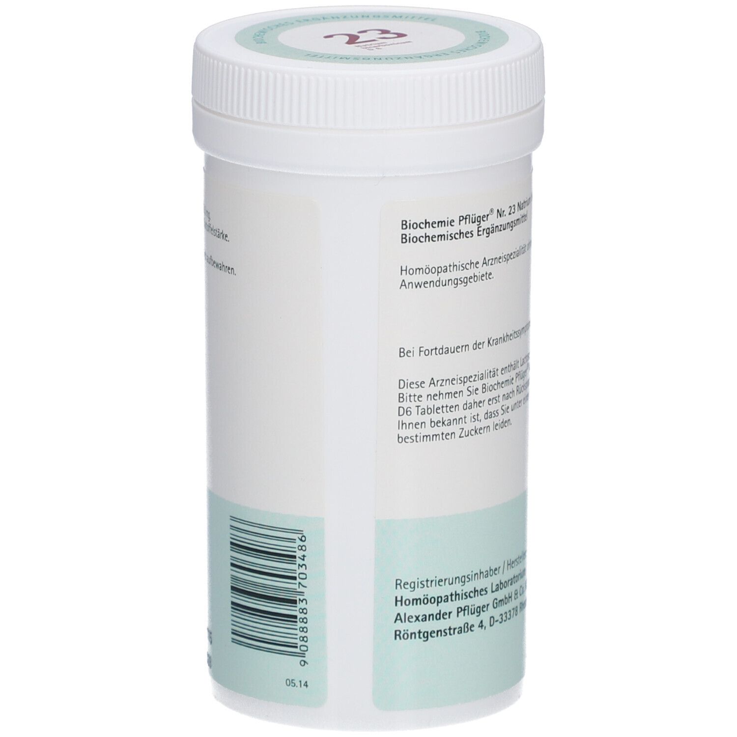 Schüßler-Salze 23 Natrium bicarbonicum D6 Tabletten