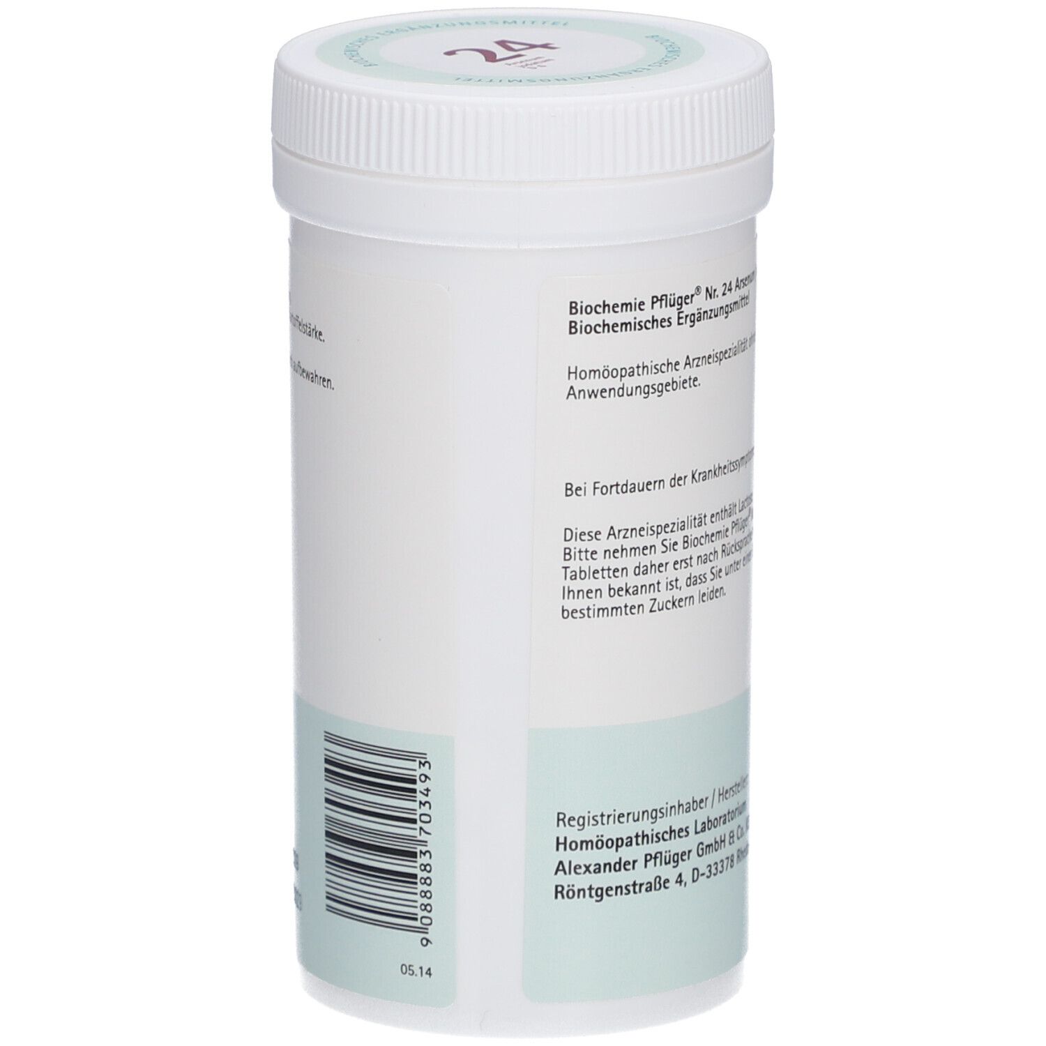Schüßler-Salze 24 Arsenum jodatum D6 Tabletten