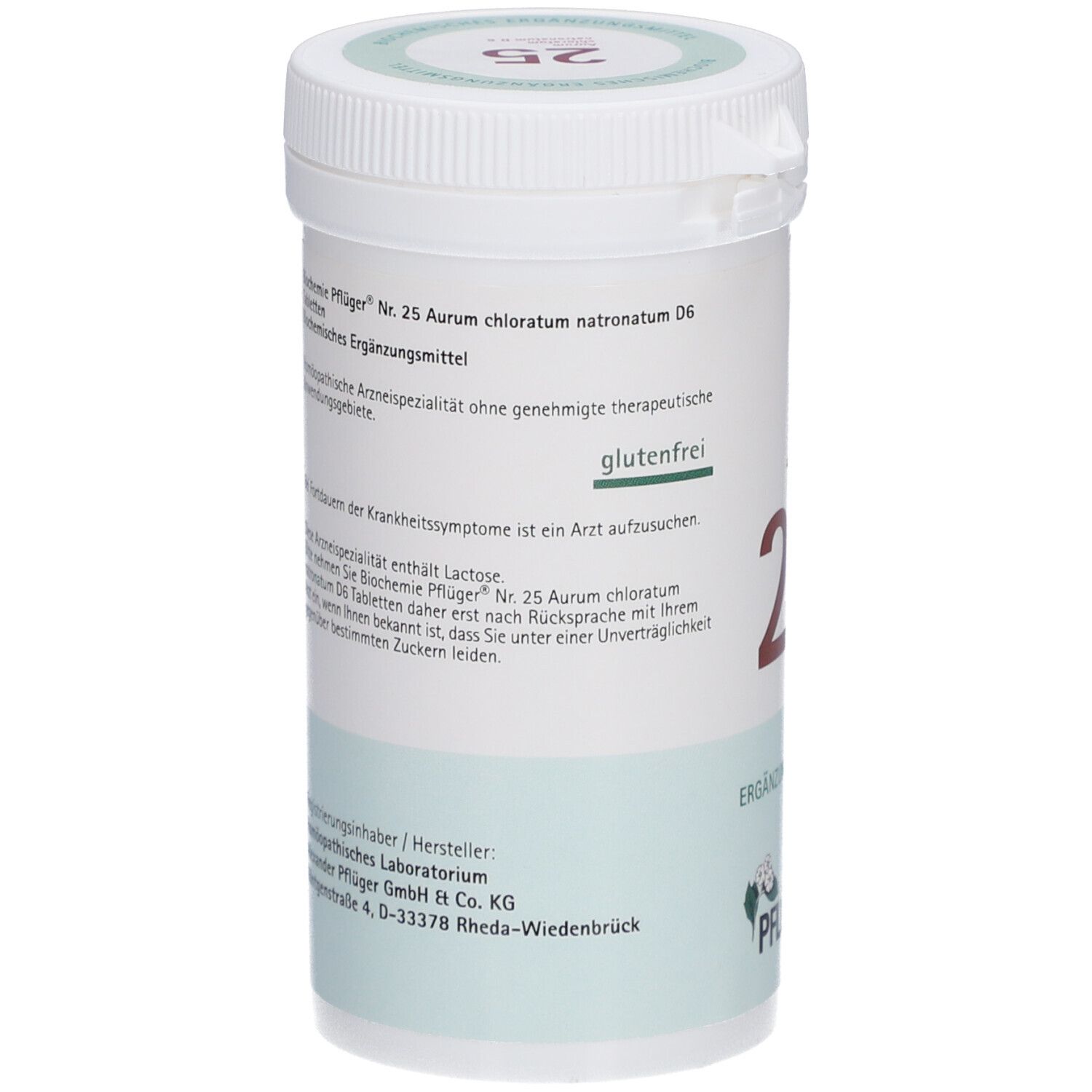 Schüßler-Salze 25 Aurum chloratum natronatum D6 Tabletten