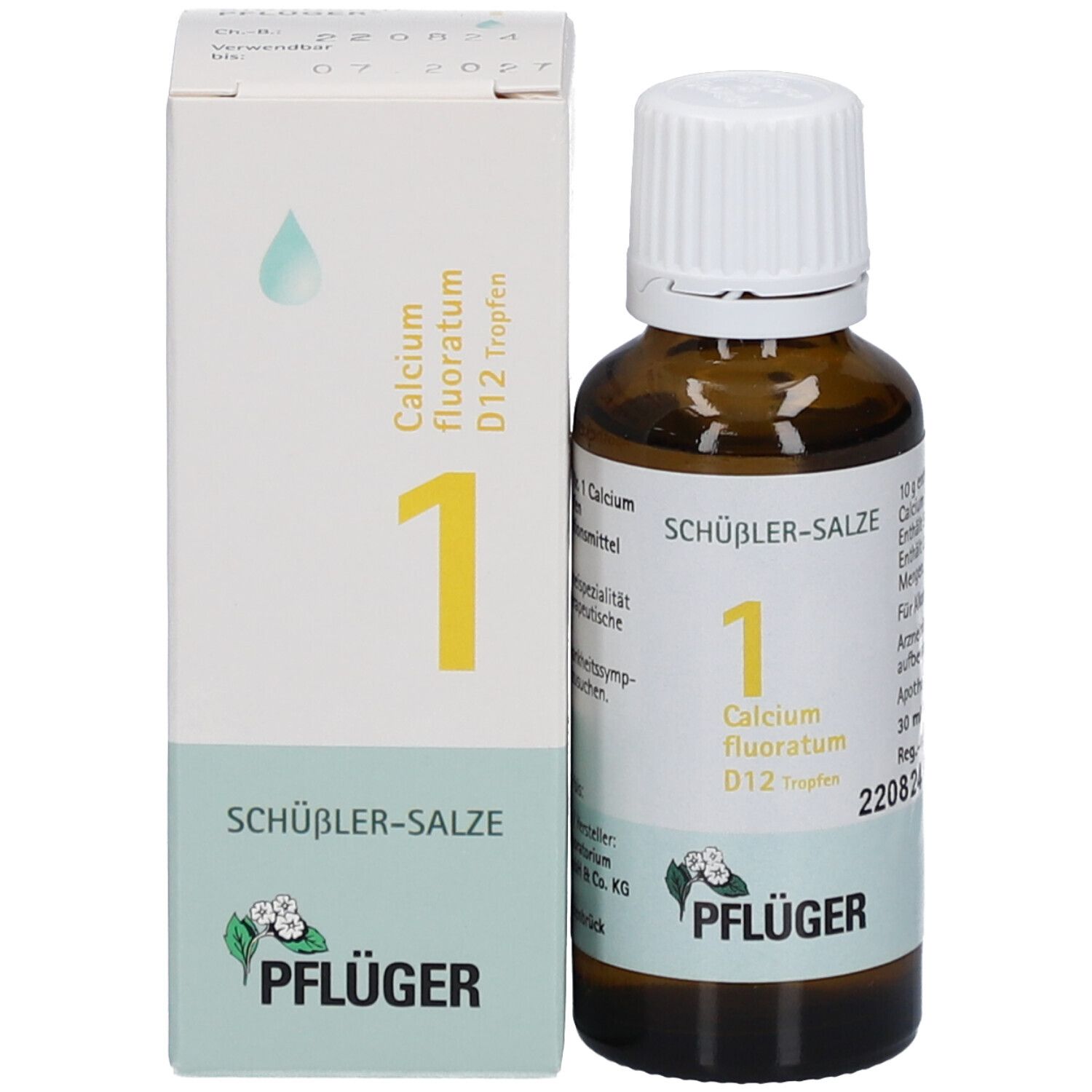 Schüßler-Salze 1 Calcium  fluoratum D12 Tropfen