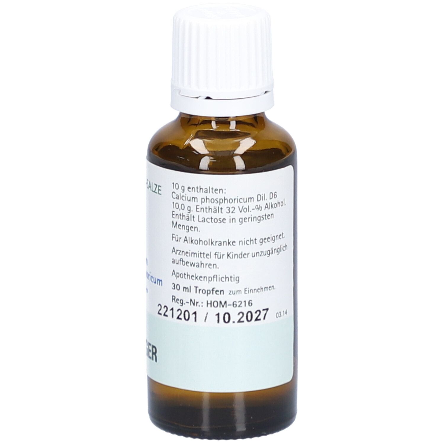 Schüßler-Salze 2 Calcium phosphoricum D6 Tropfen