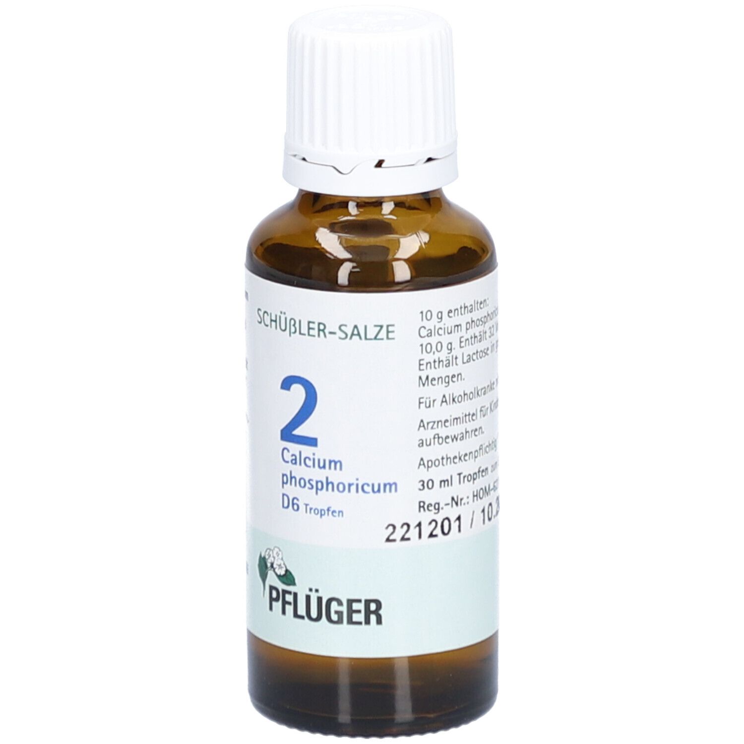 Schüßler-Salze 2 Calcium phosphoricum D6 Tropfen