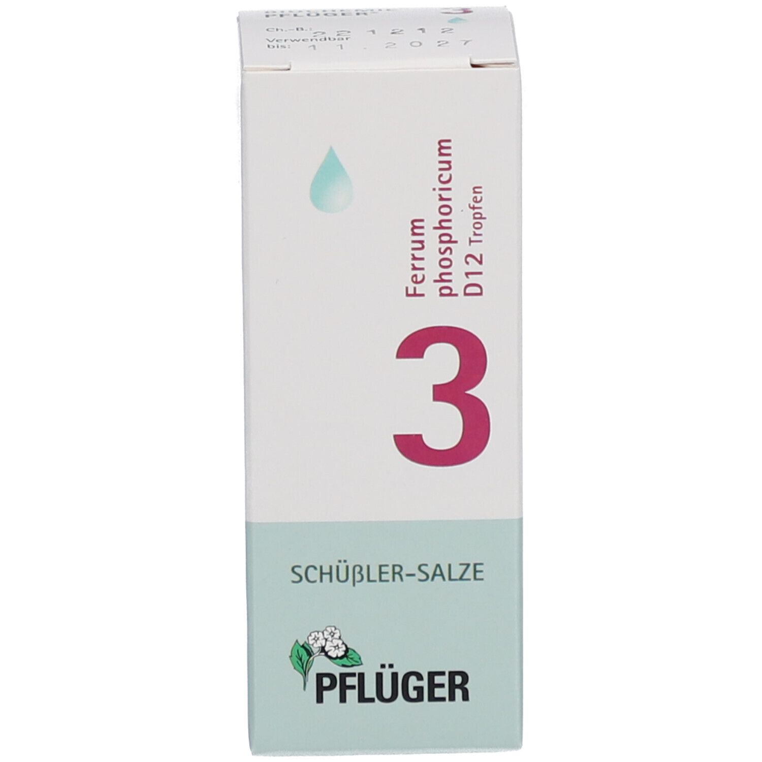 Schüßler-Salze 3 Ferrum phosphoricum D12 Tropfen