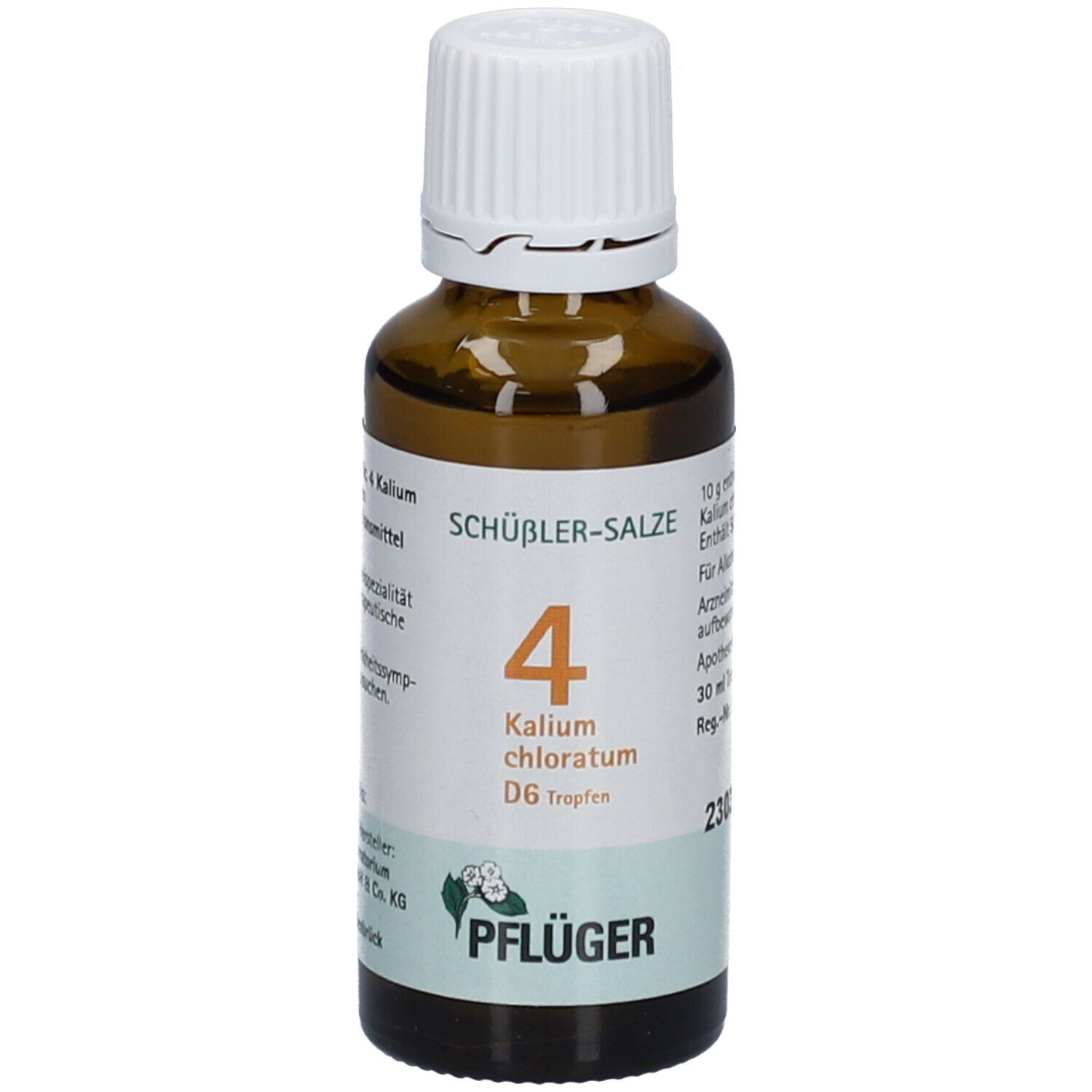 Schüßler-Salze 4 Kalium chloratum D6 Tropfen