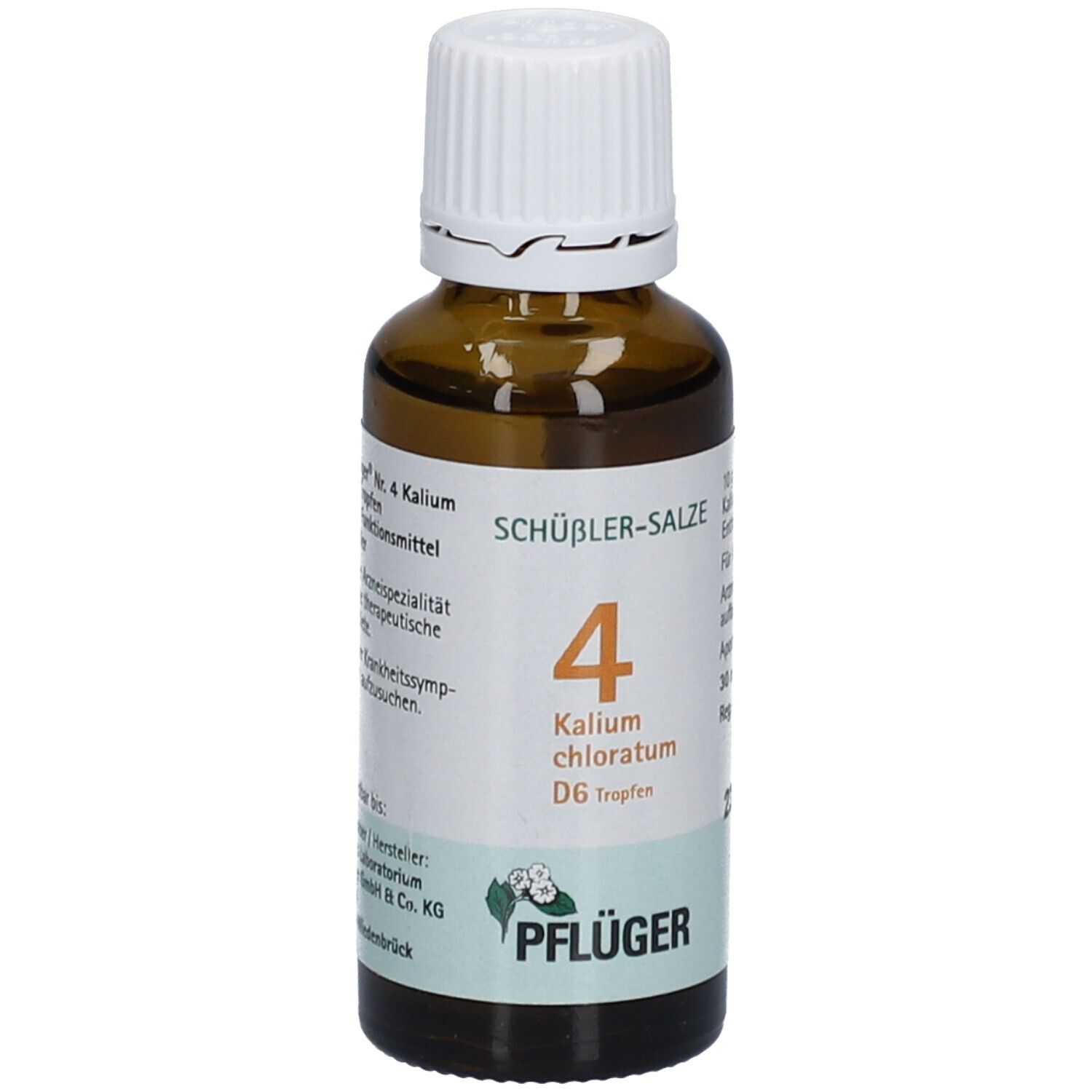 Schüßler-Salze 4 Kalium chloratum D6 Tropfen