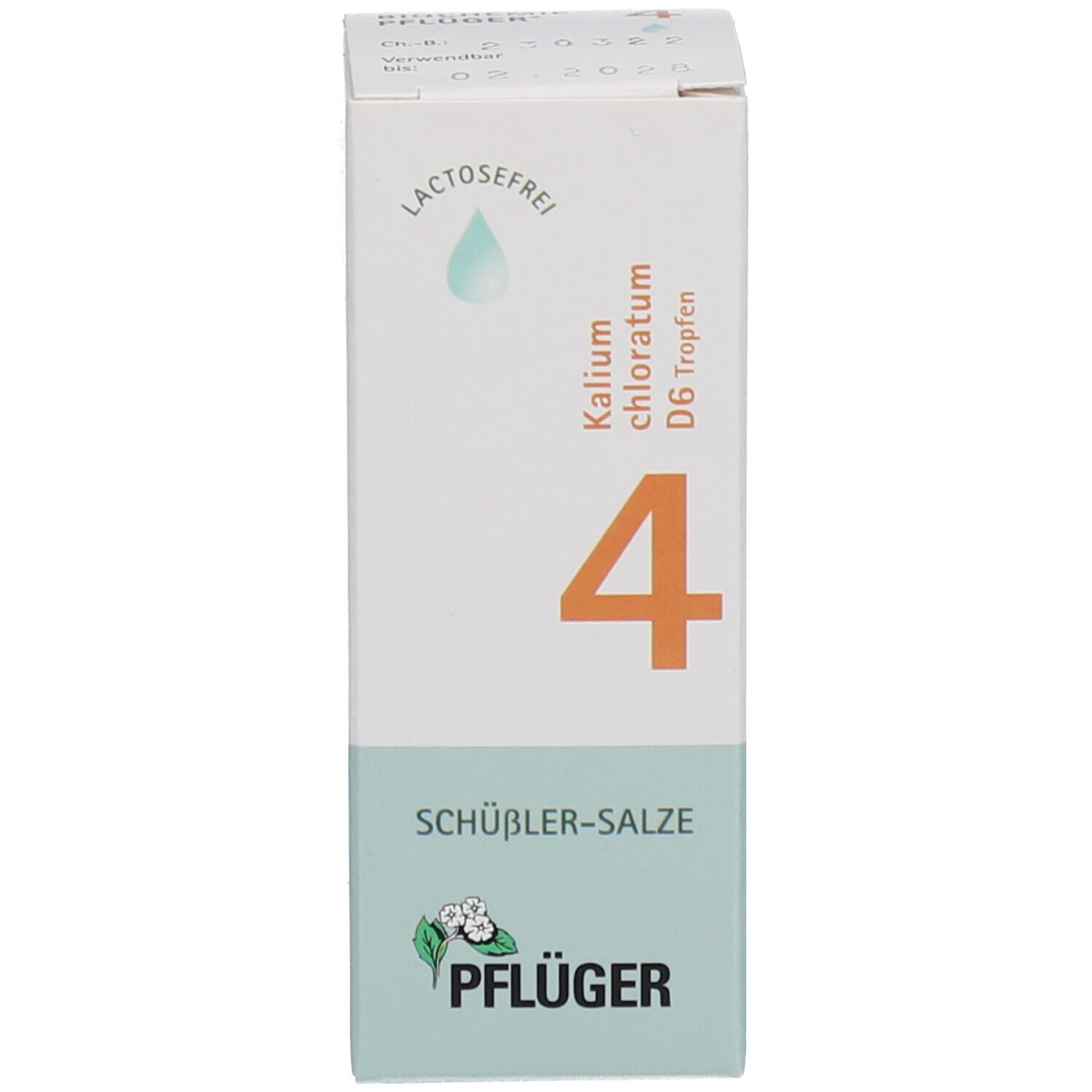 Schüßler-Salze 4 Kalium chloratum D6 Tropfen