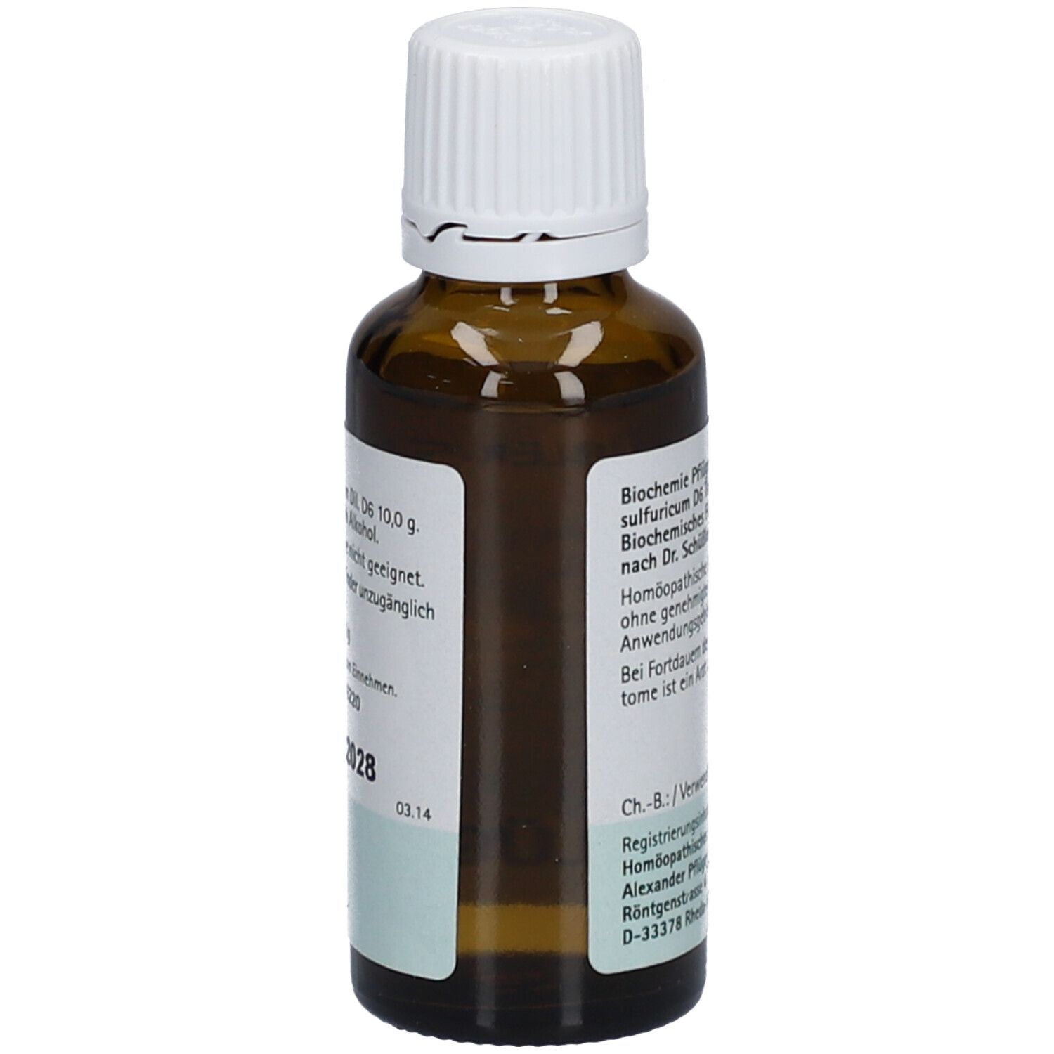 Schüßler-Salze 6 Kalium sulfuricum D6 Tropfen