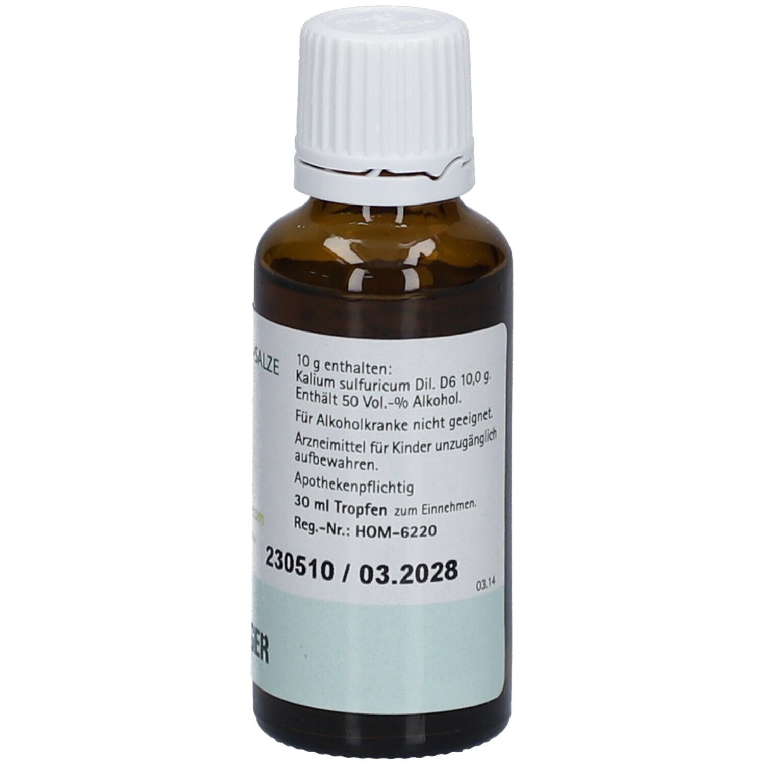 Schüßler-Salze 6 Kalium sulfuricum D6 Tropfen