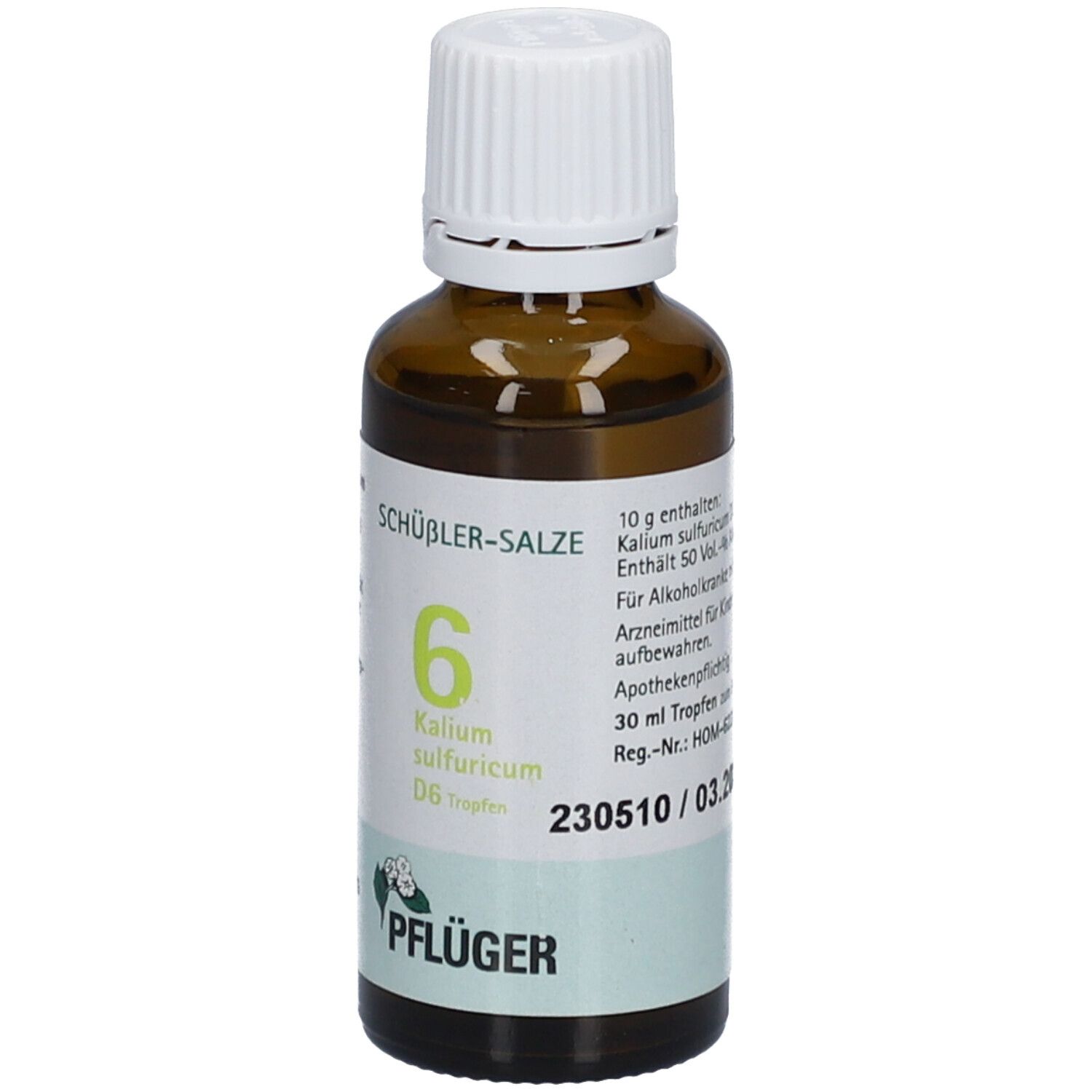 Schüßler-Salze 6 Kalium sulfuricum D6 Tropfen