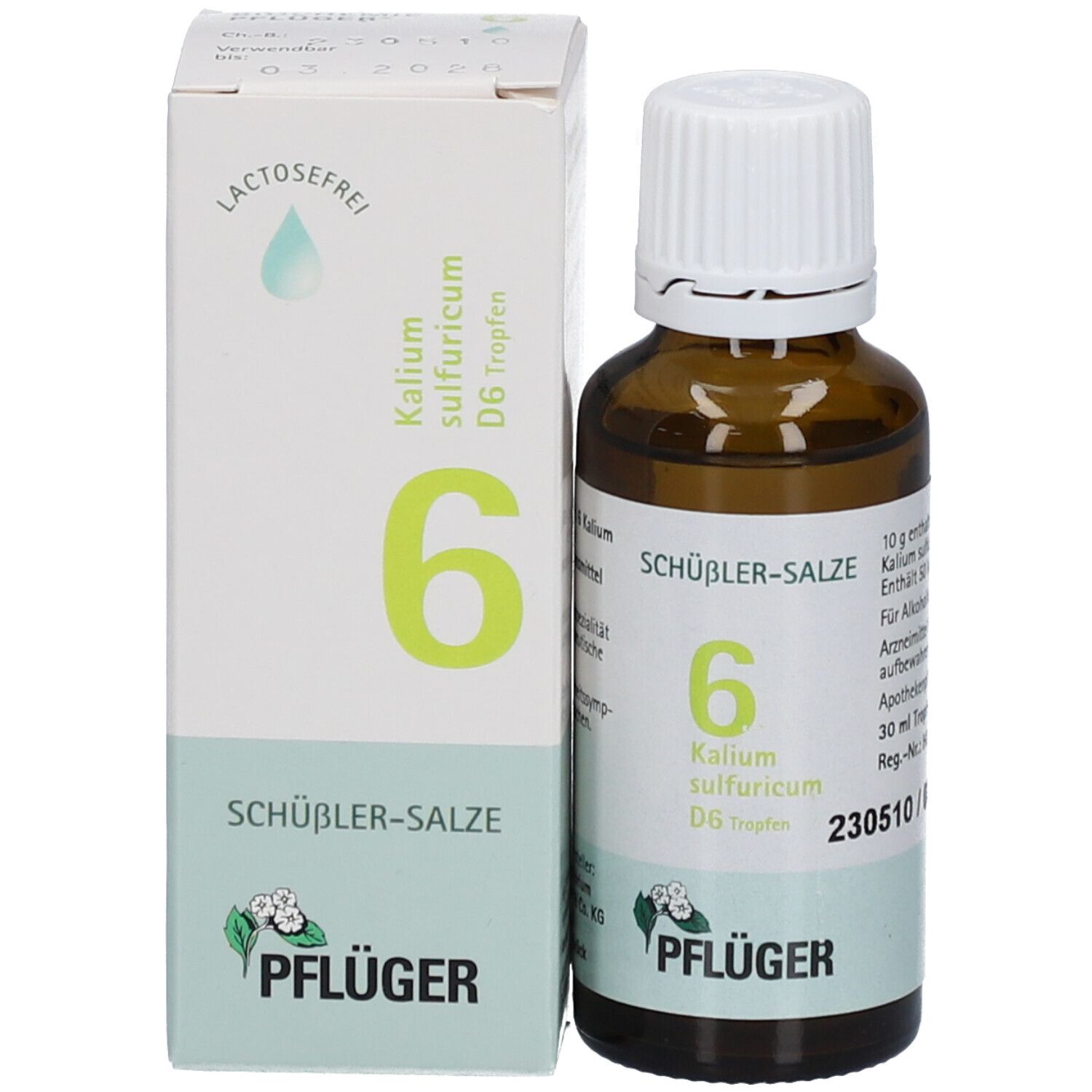 Schüßler-Salze 6 Kalium sulfuricum D6 Tropfen