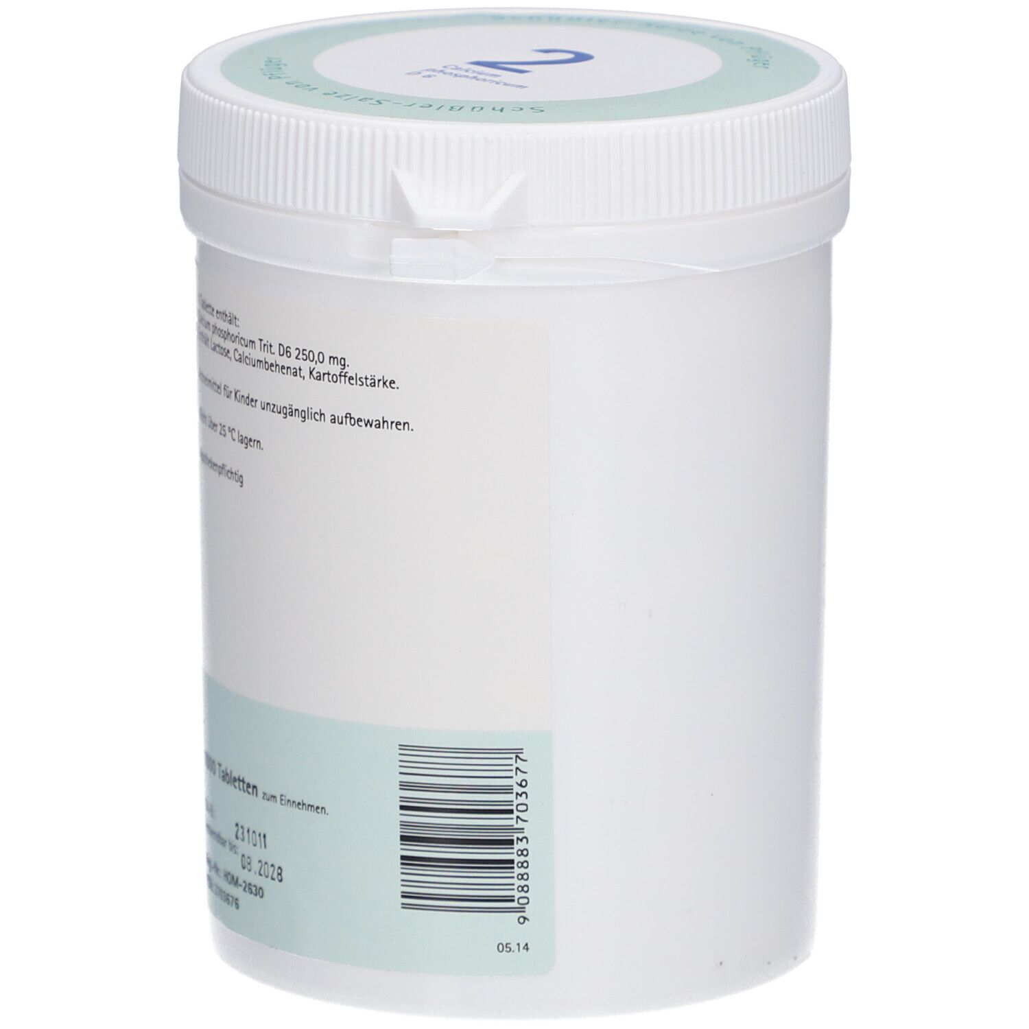 Schüßler-Salze 2 Calcium phosphoricum D6 Tabletten