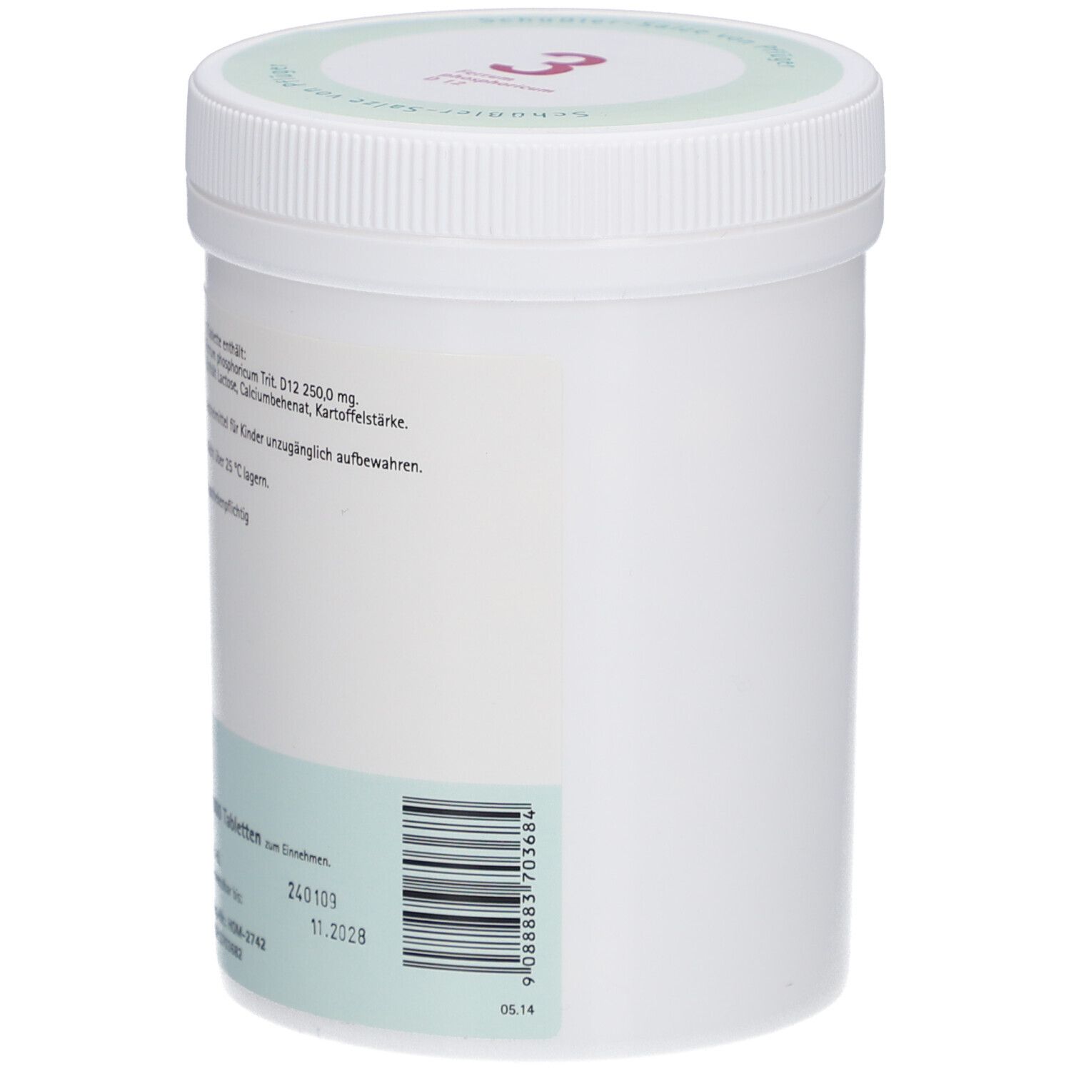 Schüßler-Salze 3 Ferrum phosphoricum D12 Tabletten