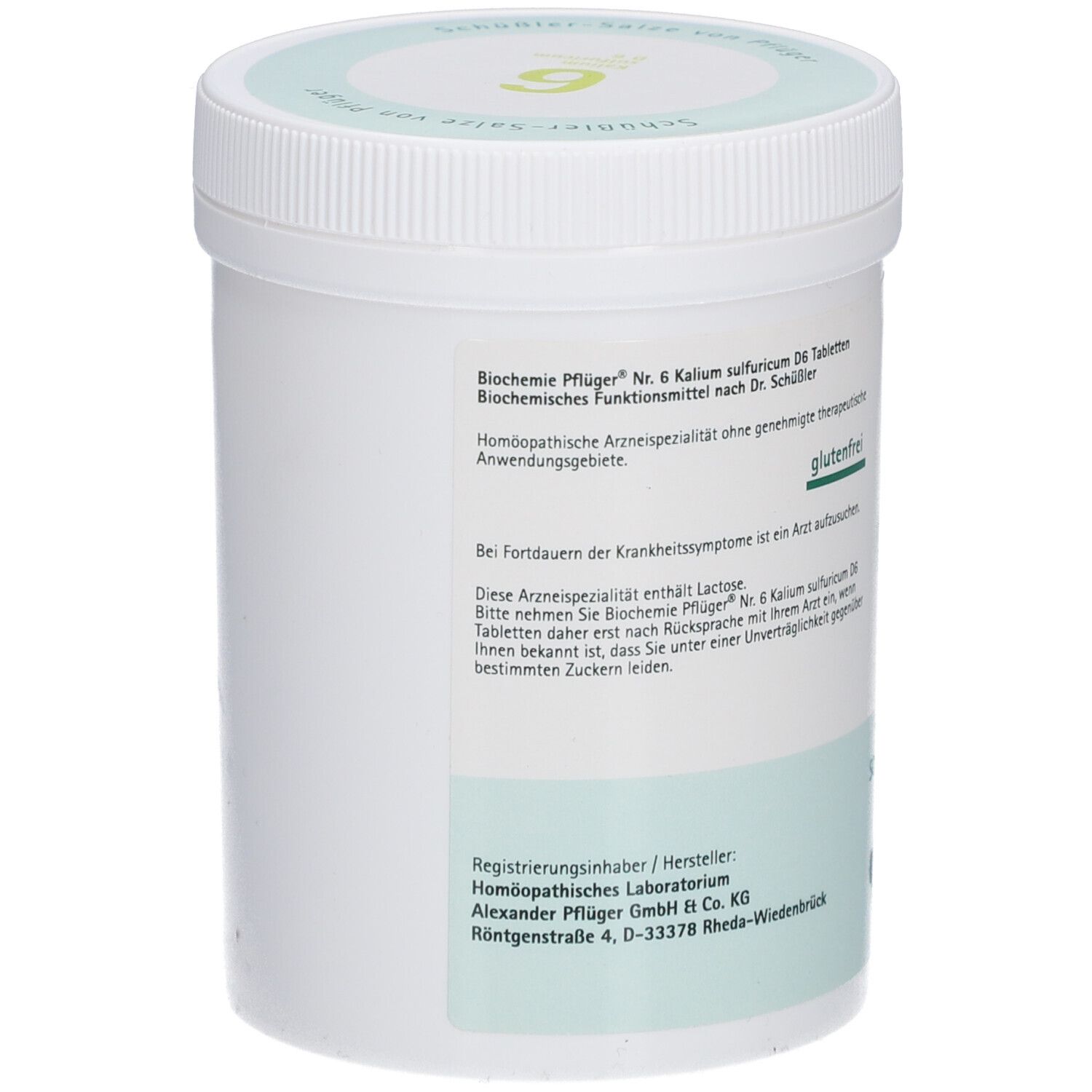 Schüßler-Salze 6 Kalium sulfuricum D6 Tabletten