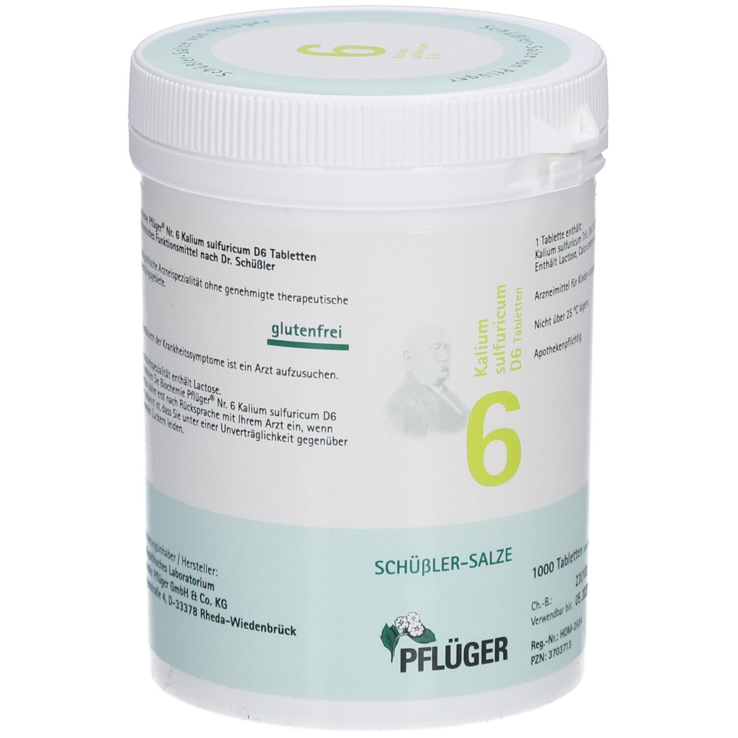 Schüßler-Salze 6 Kalium sulfuricum D6 Tabletten