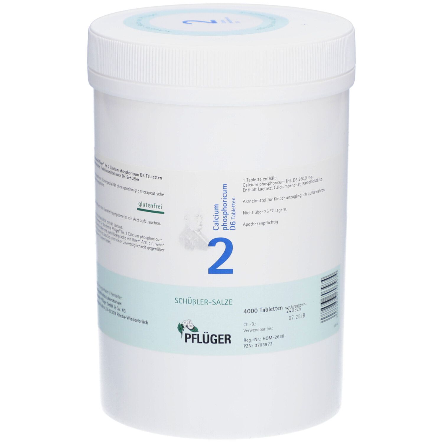 Schüßler-Salze 2 Calcium phosphoricum D6 Tabletten