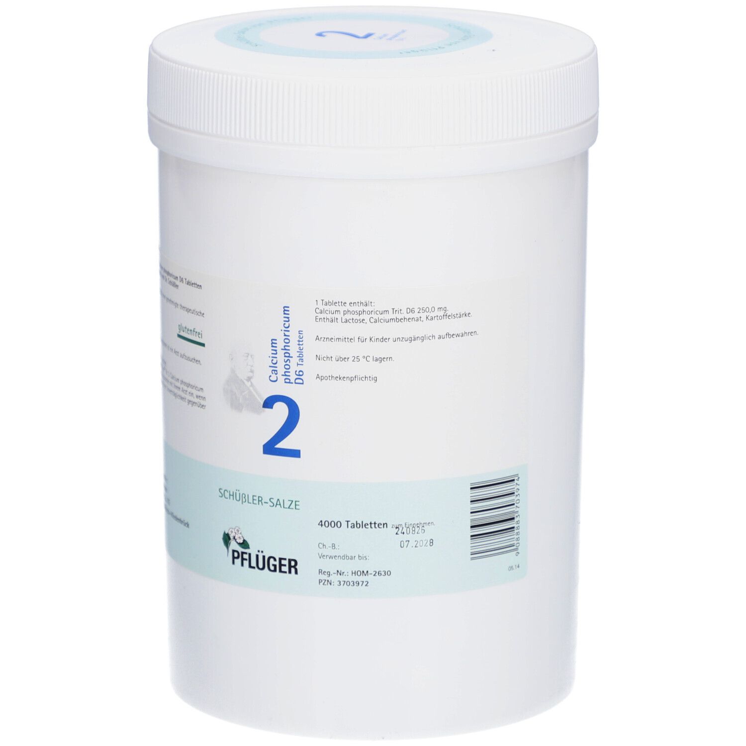 Schüßler-Salze 2 Calcium phosphoricum D6 Tabletten