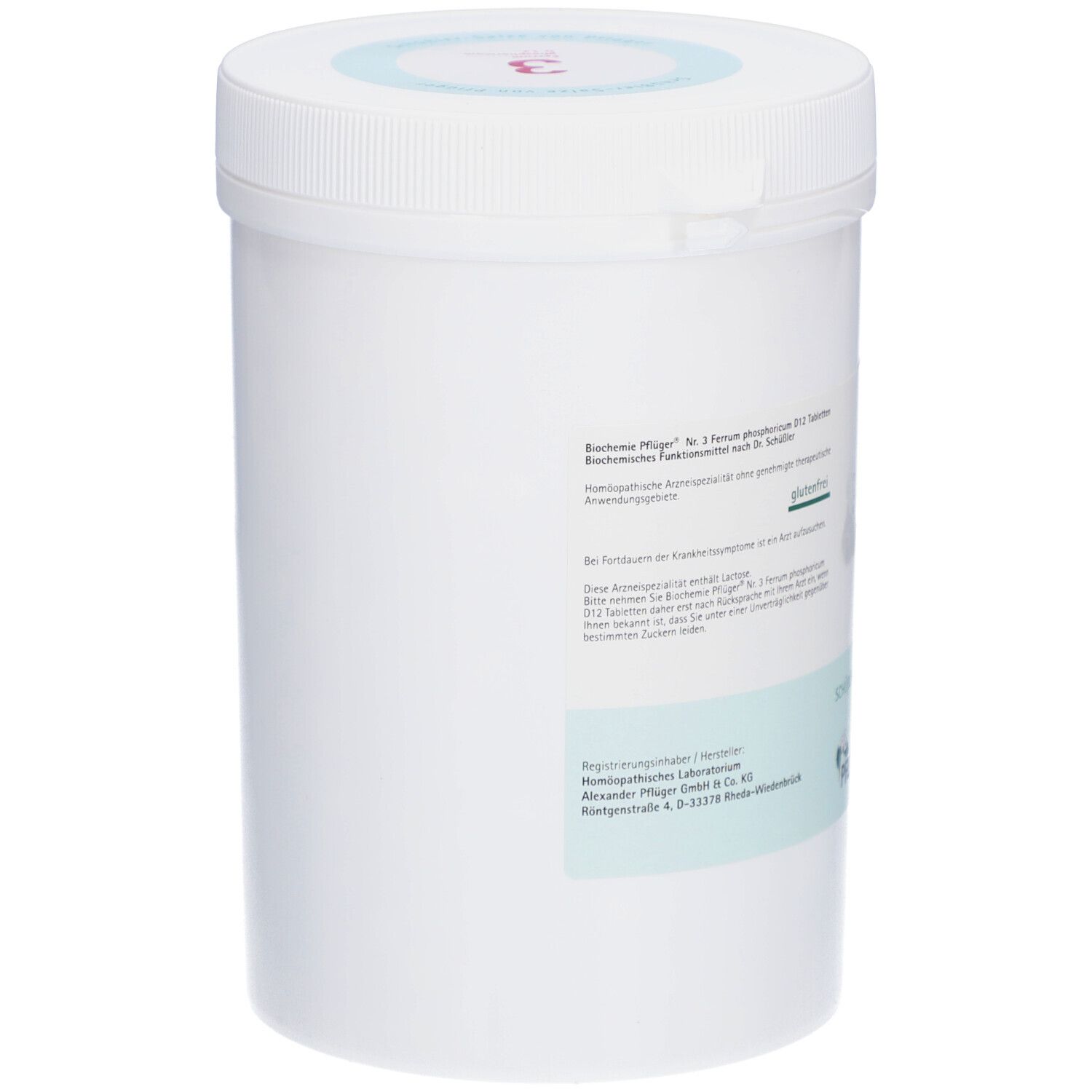 Schüßler-Salze 3 Ferrum phosphoricum D12 Tabletten