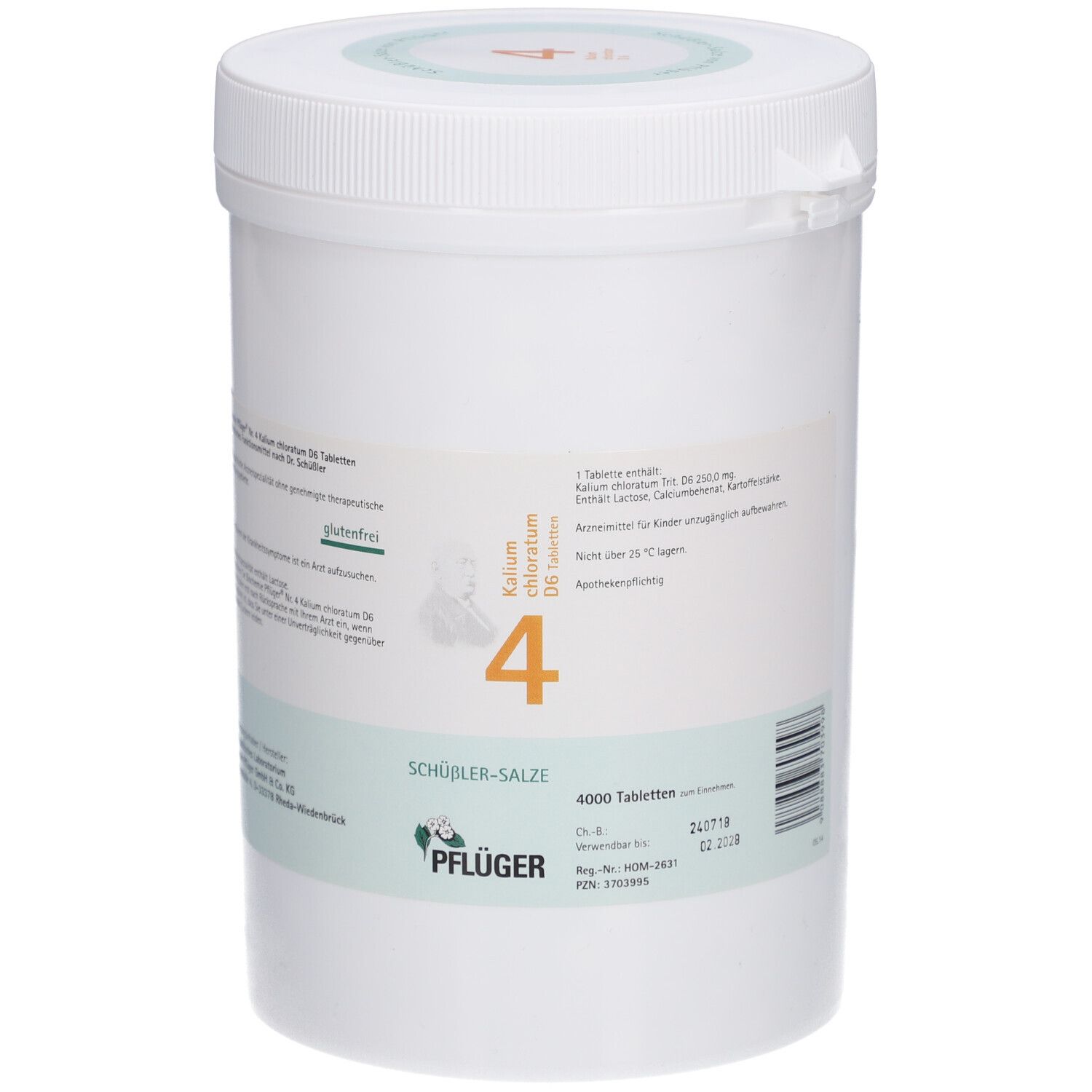 Schüßler-Salze 4 Kalium chloratum D6 Tropfen