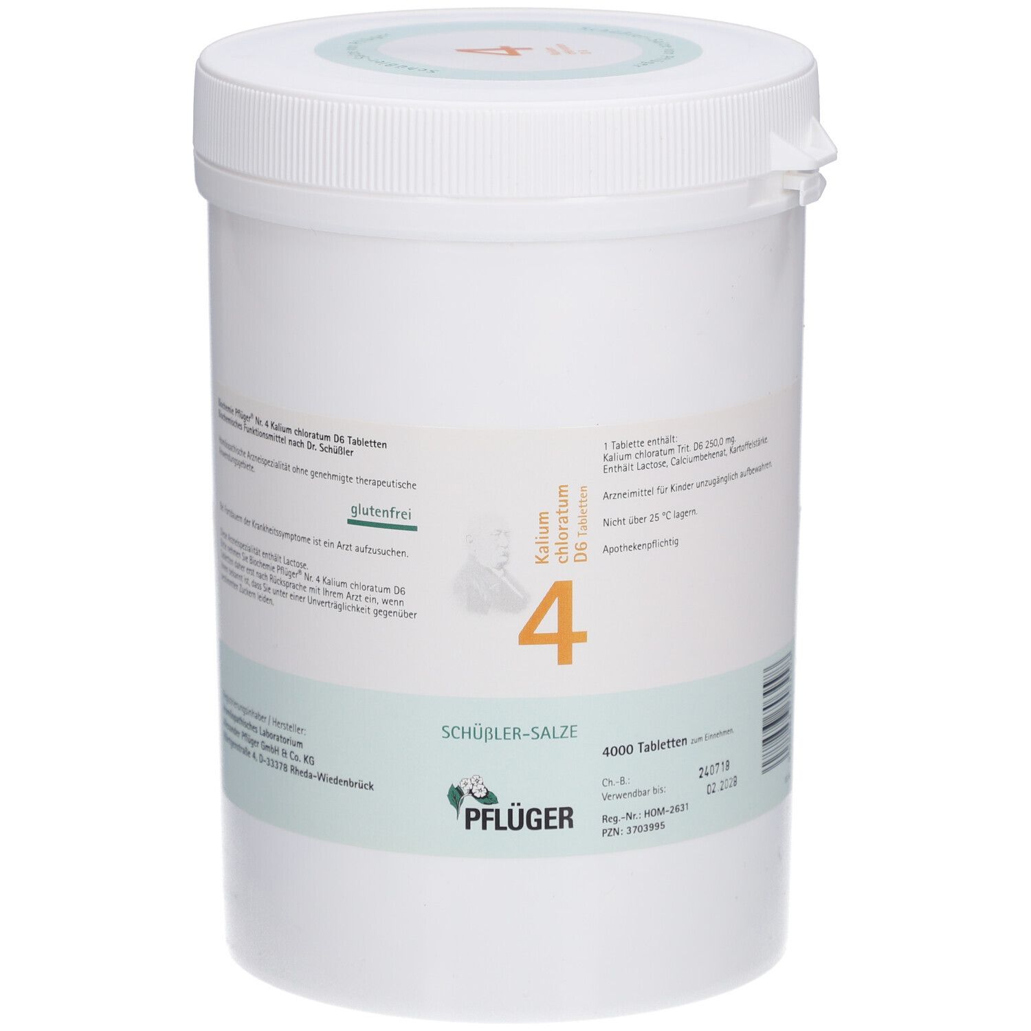 Schüßler-Salze 4 Kalium chloratum D6 Tropfen