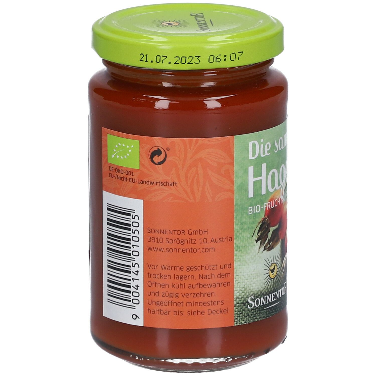 SonnentoR® Die samtige Hagebutte BIO-FRUCHTAUFSTRICH