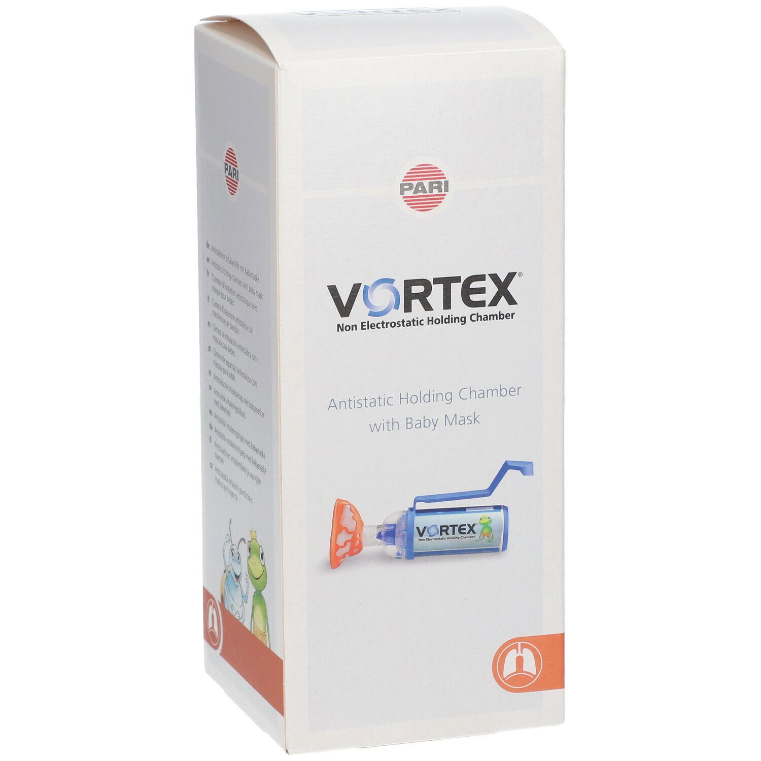 VORTEX® Antistatische Inhalierhilfe mit Babymaske