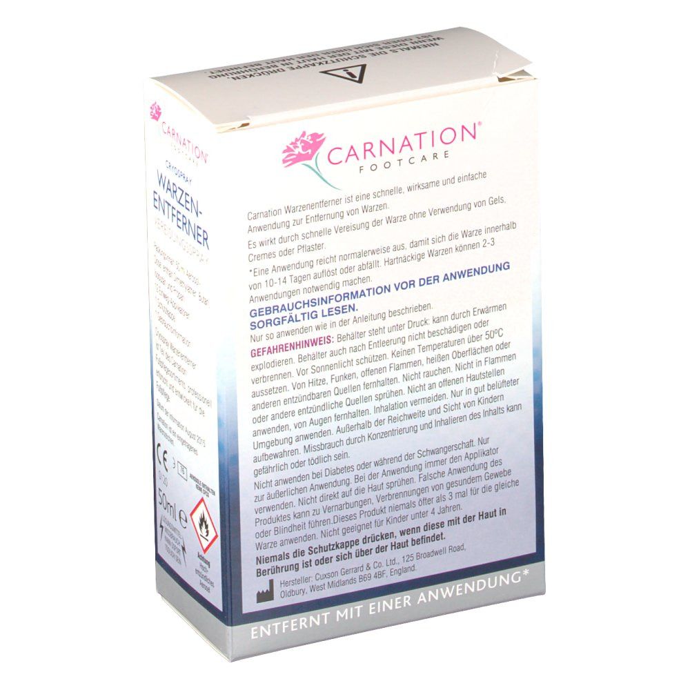 Carnation® Warzenentferner Vereisungsspray 50 ml - SHOP APOTHEKE