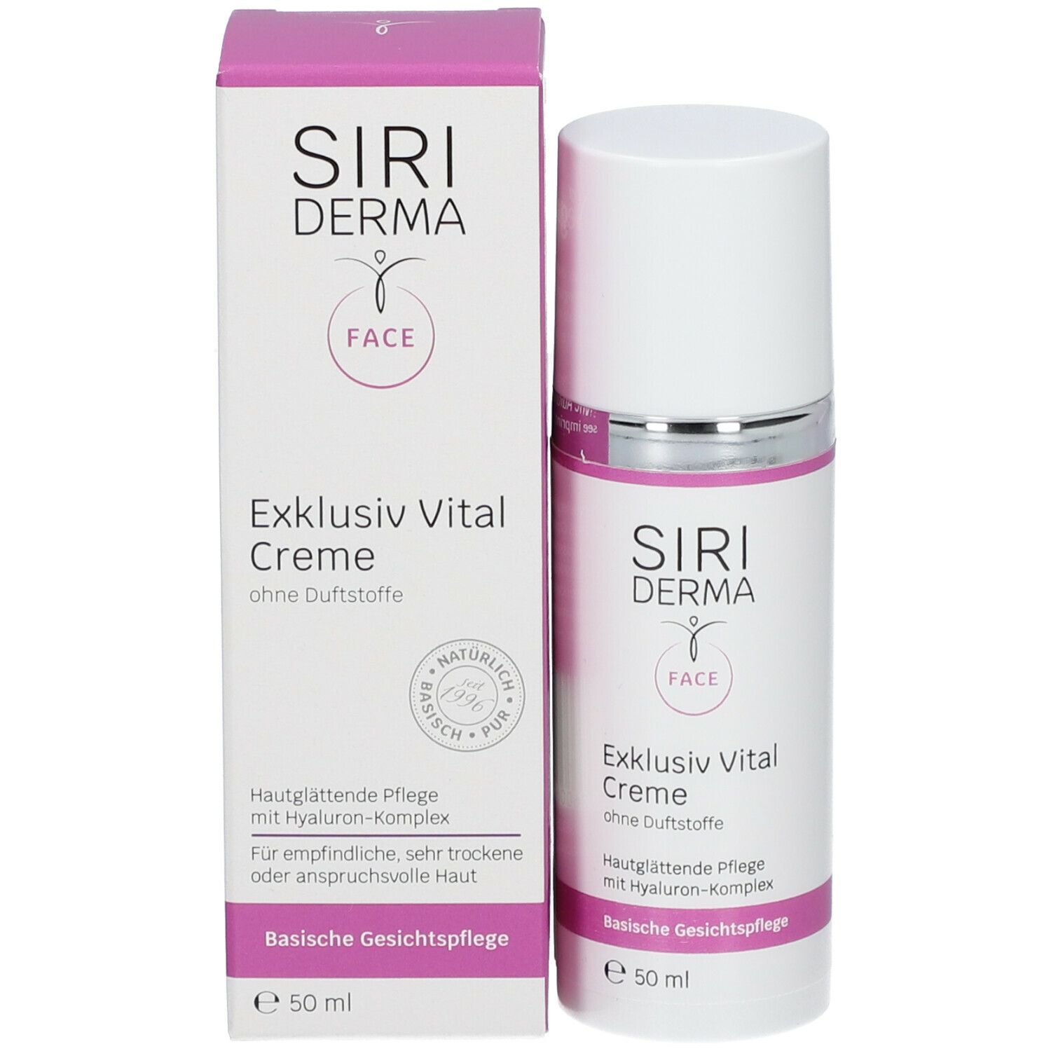 SIRIDERMA Exklusiv Vital Creme ohne Duftstoffe