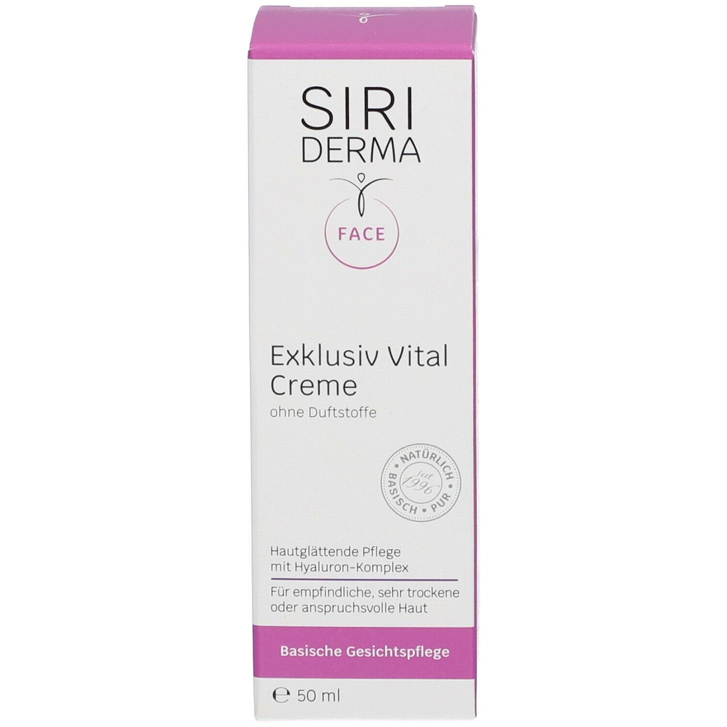 SIRIDERMA Exklusiv Vital Creme ohne Duftstoffe