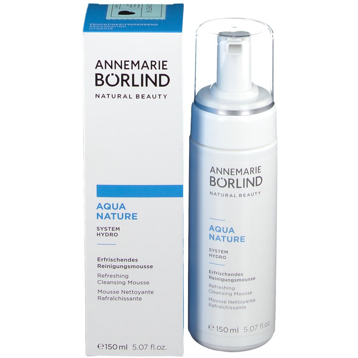BÖRLIND AQUA NATURE SYSTEM HYDRO Erfrischrendes Reinigungsmousse
