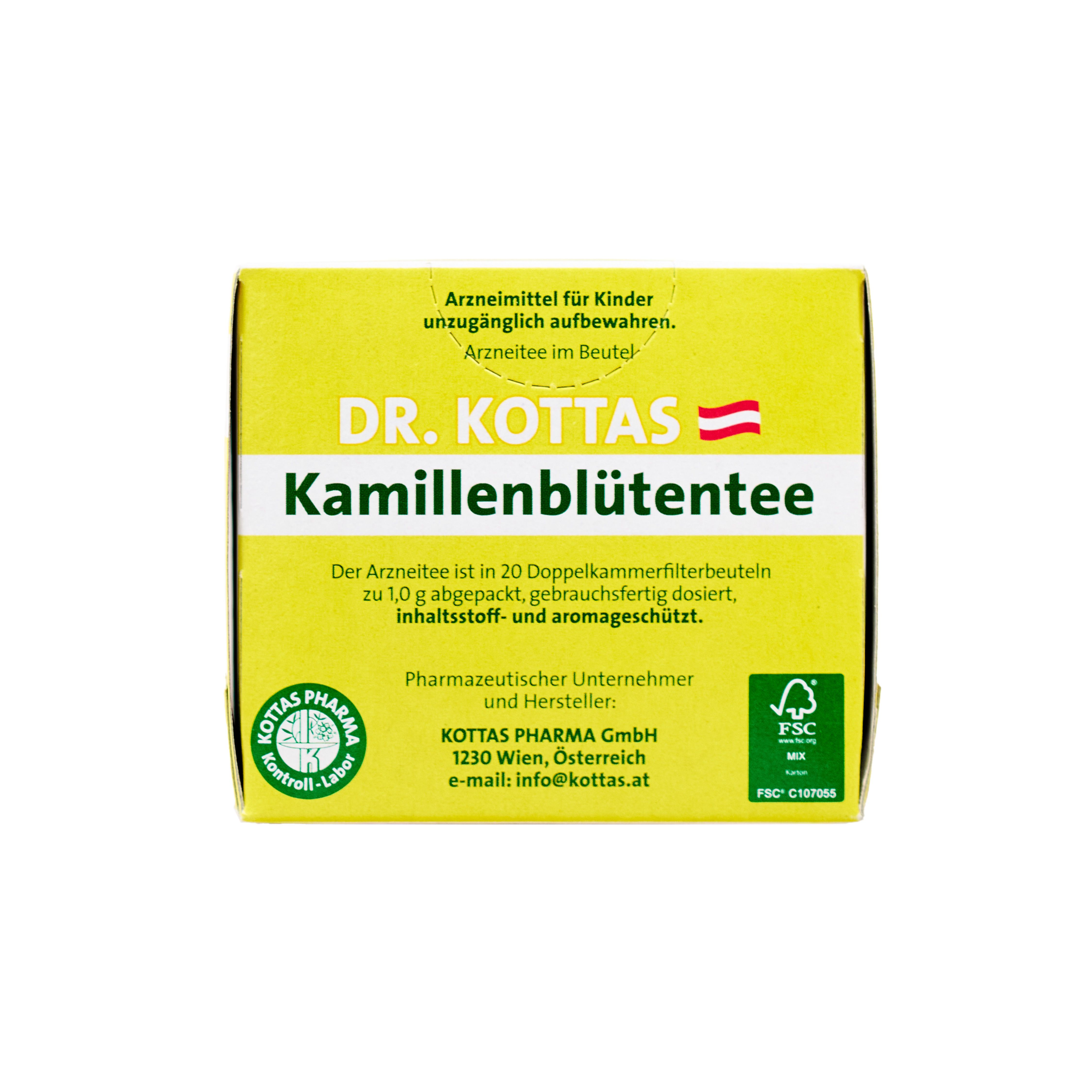 Packung Dr. Kottas Leber-Gallentee, 20 Doppelkammerfilterbeutel à 1,4 g.