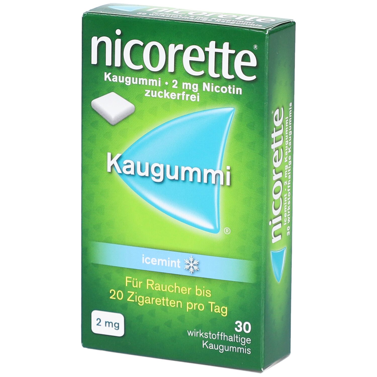 nicorette® Kaugummi icemint 2mg