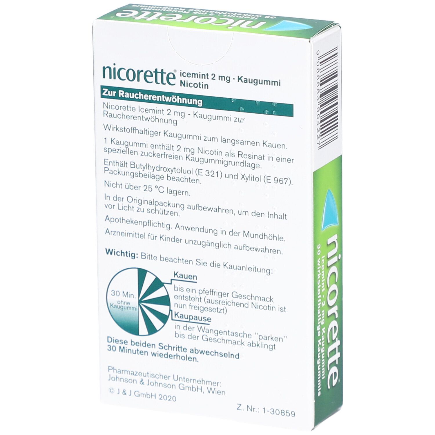 nicorette® Kaugummi icemint 2mg