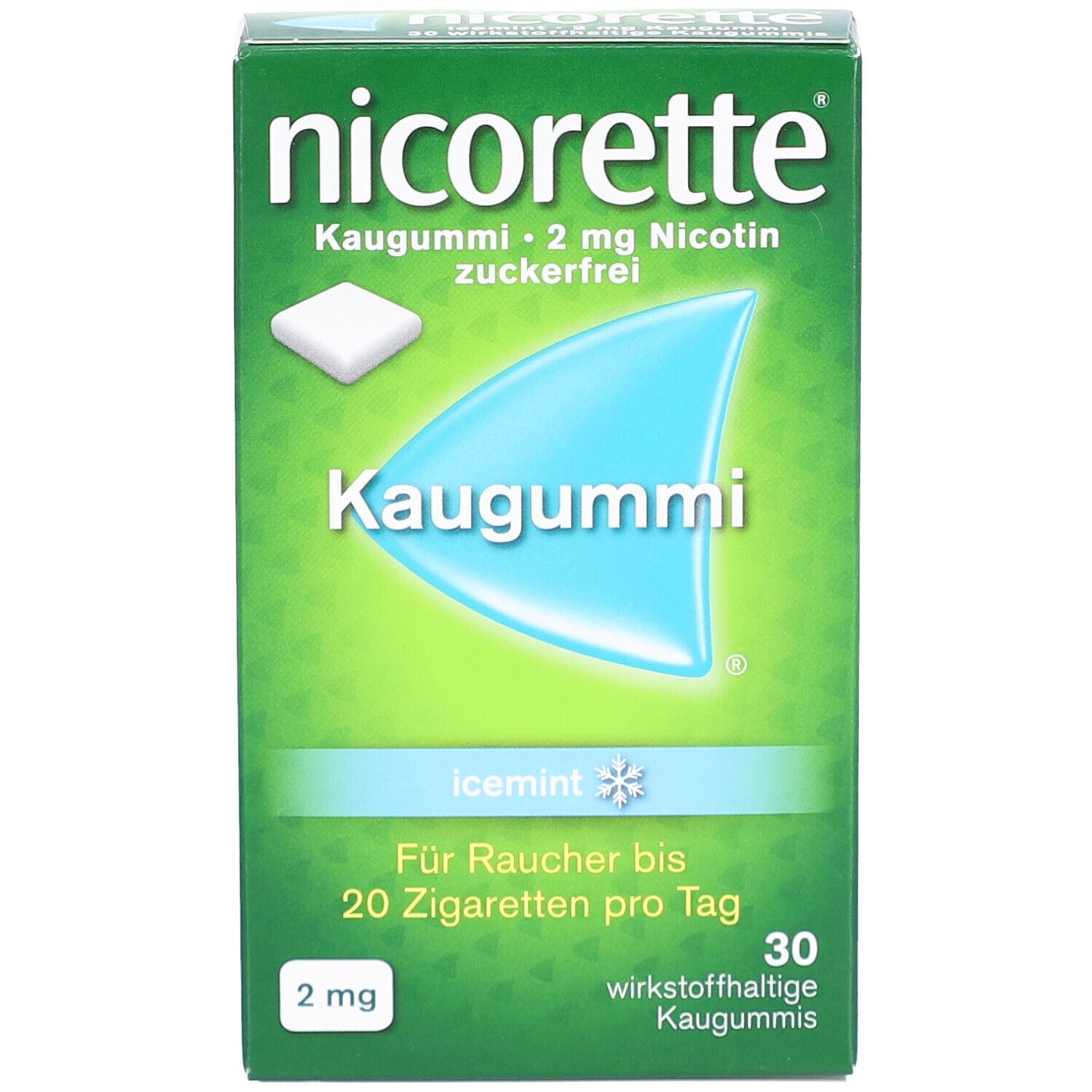 nicorette® Kaugummi icemint 2mg