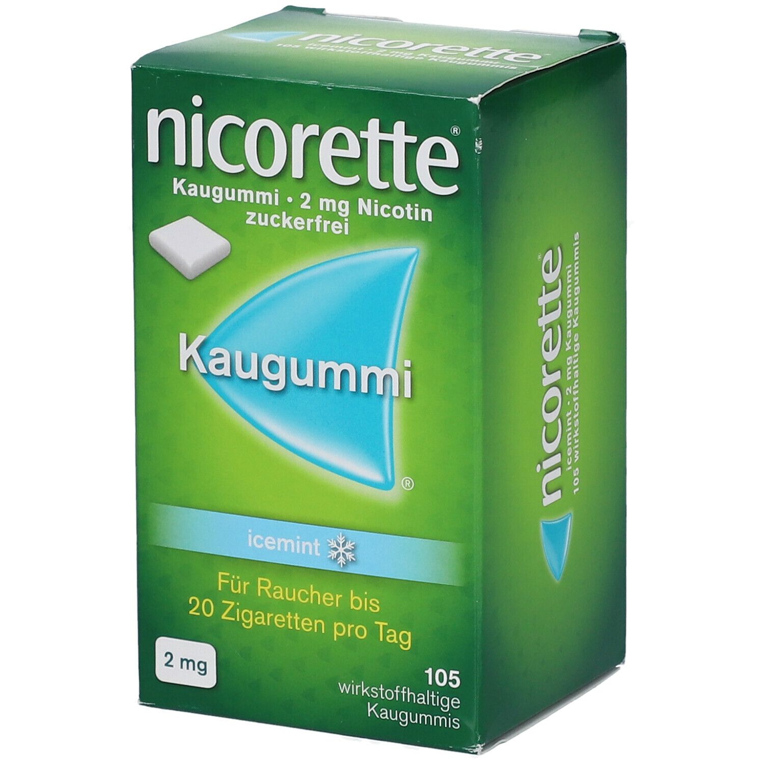 nicorette® Kaugummi icemint mit 2 mg Nikotin