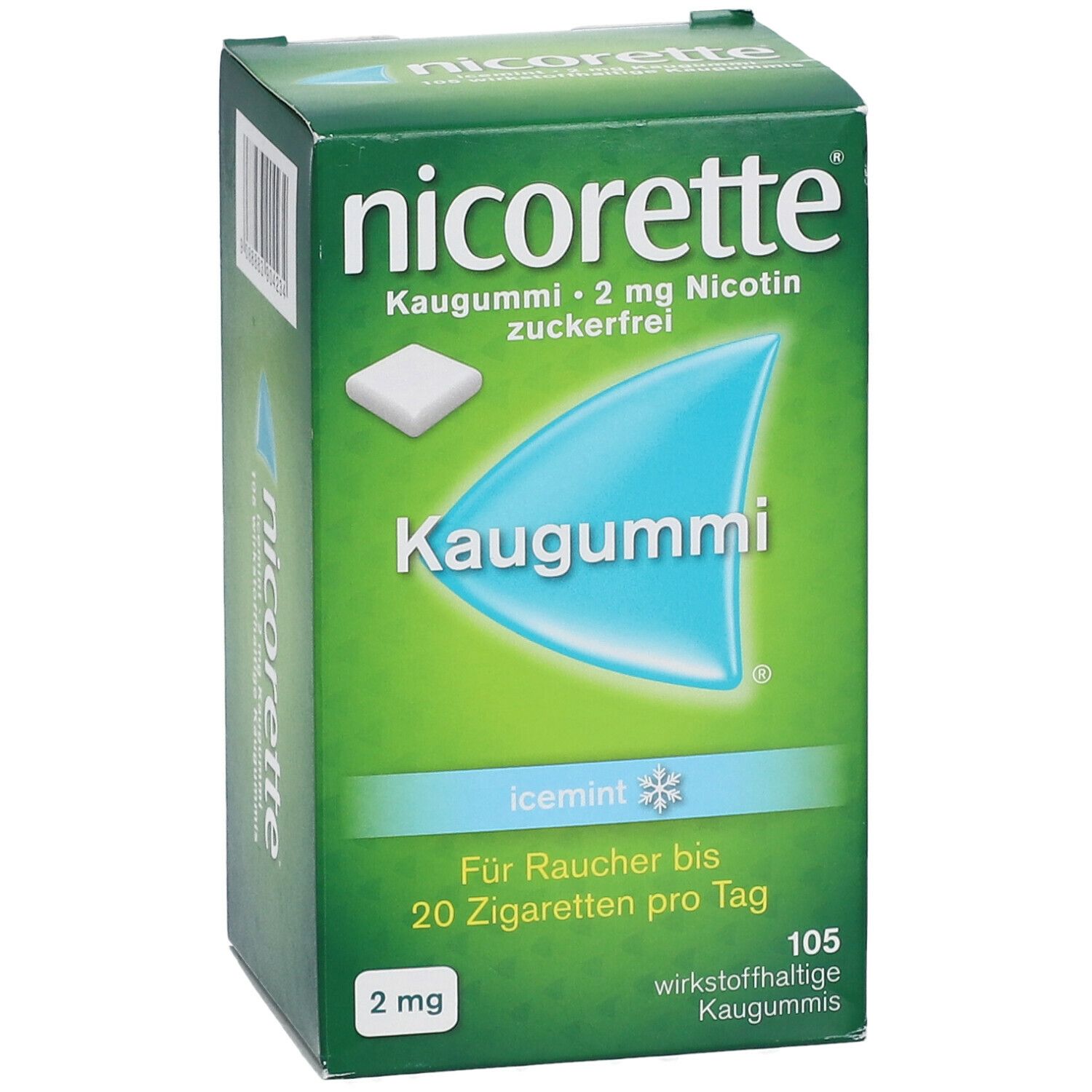 nicorette® Kaugummi icemint mit 2 mg Nikotin