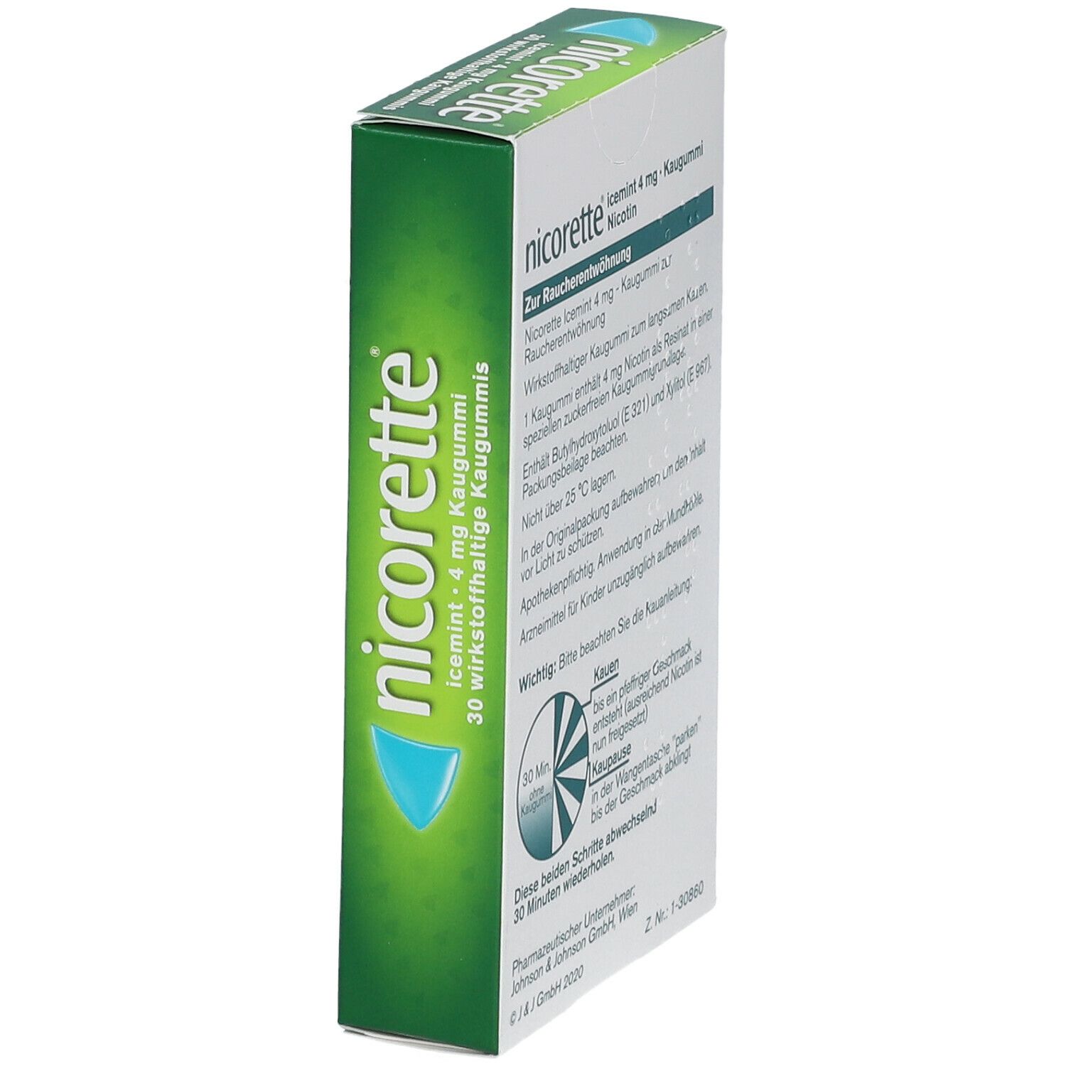 nicorette® Kaugummi icemint 4mg