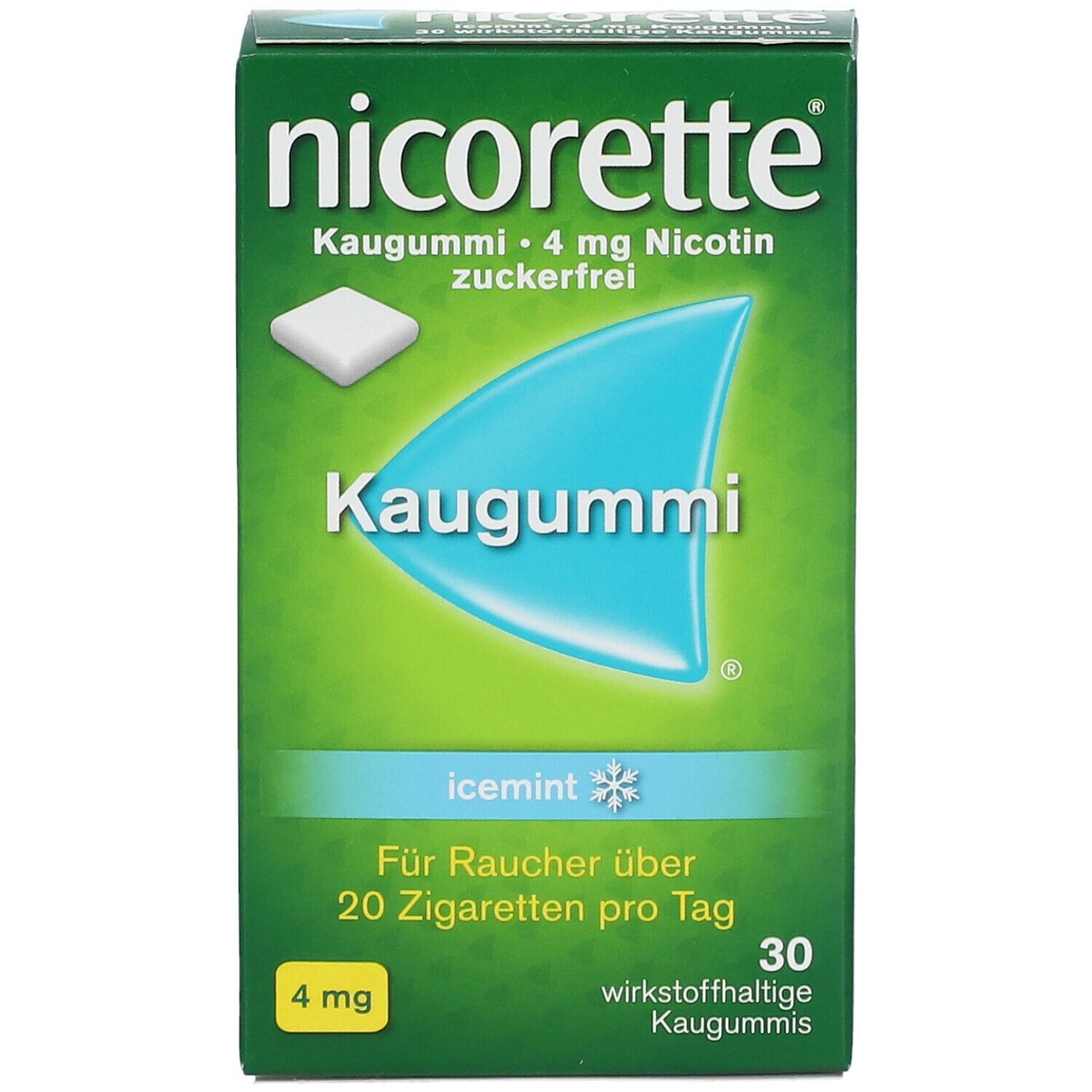 nicorette® Kaugummi icemint 4mg