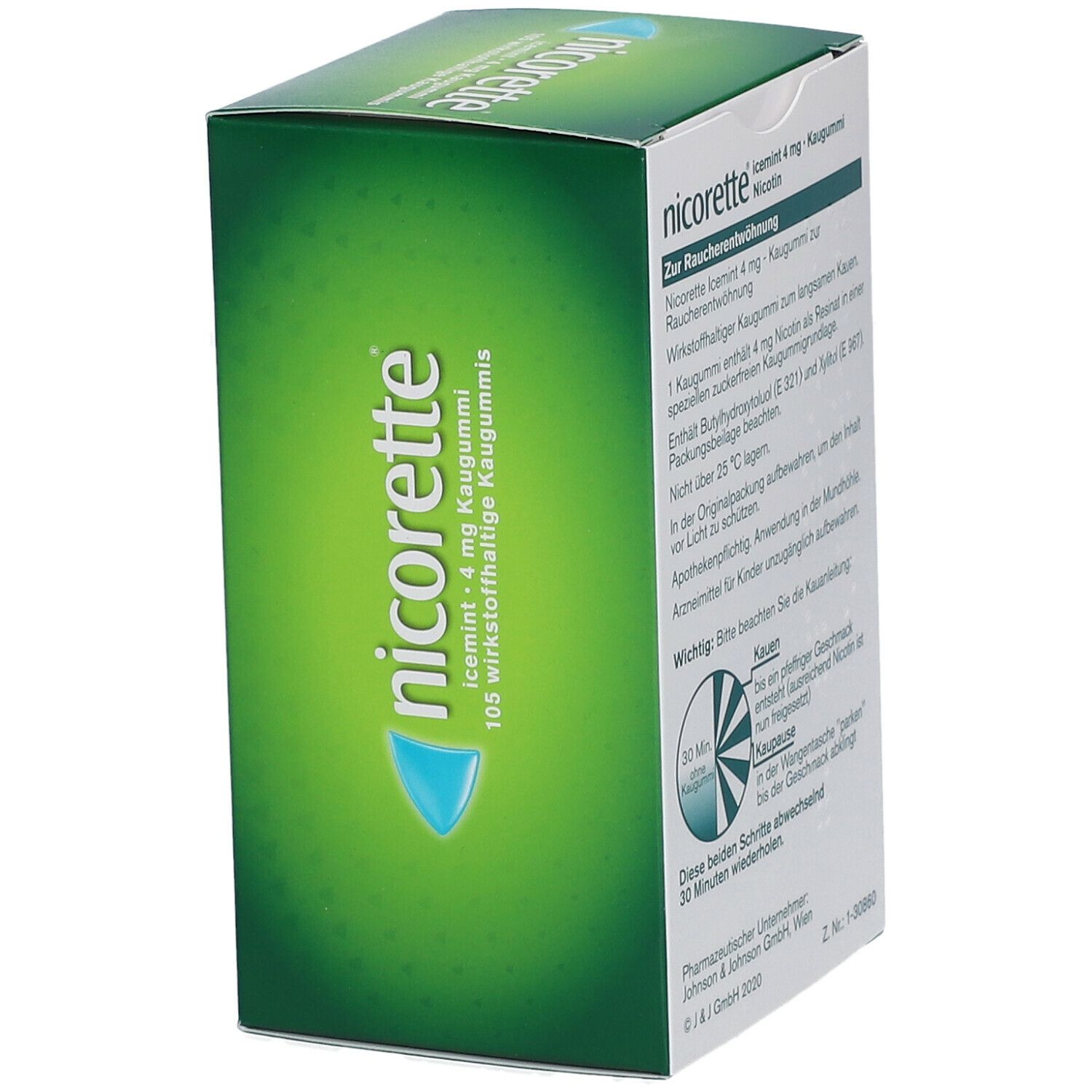nicorette® Kaugummi icemint 4mg