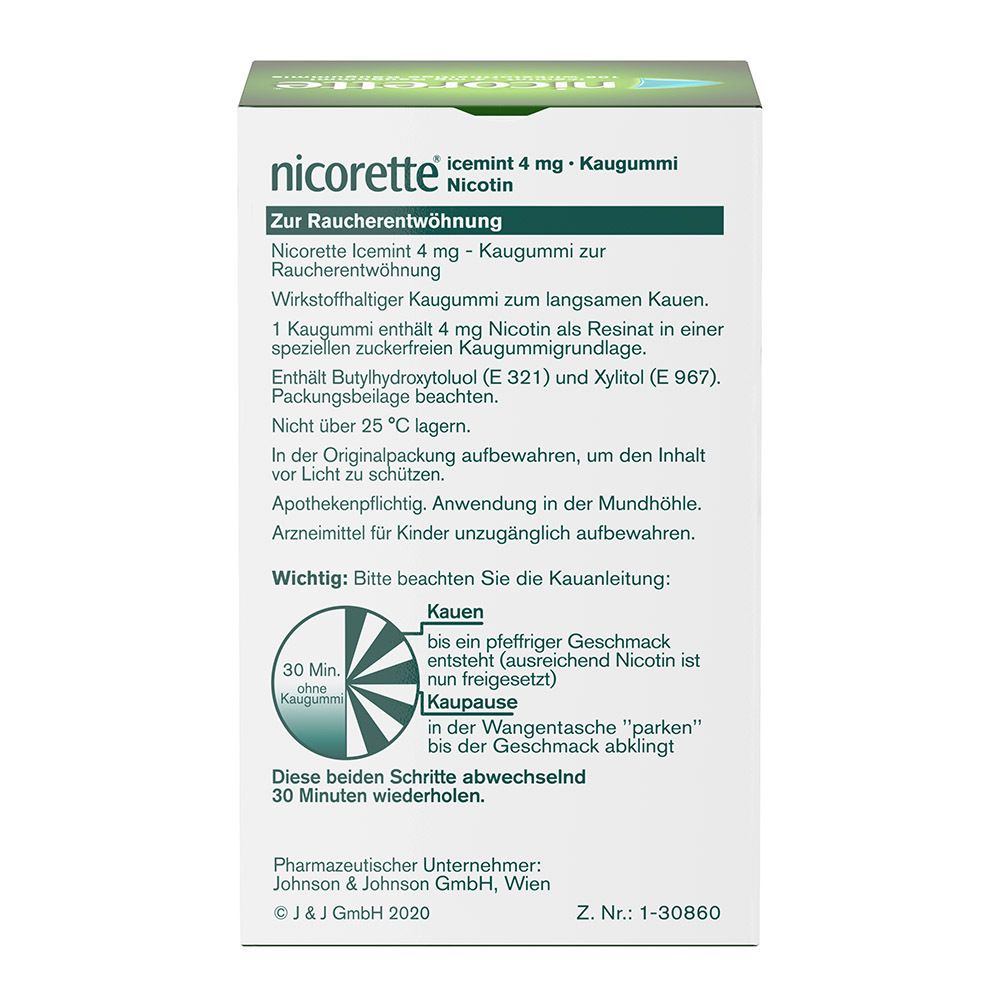 nicorette® Kaugummi icemint 4mg