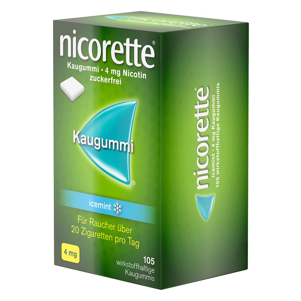nicorette® Kaugummi icemint 4mg